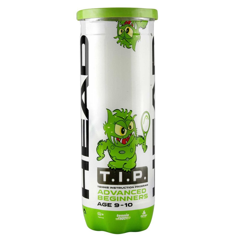 Tennisball 3B Head Stage 1 - Green - 6 Dz - Play And Stay Ball