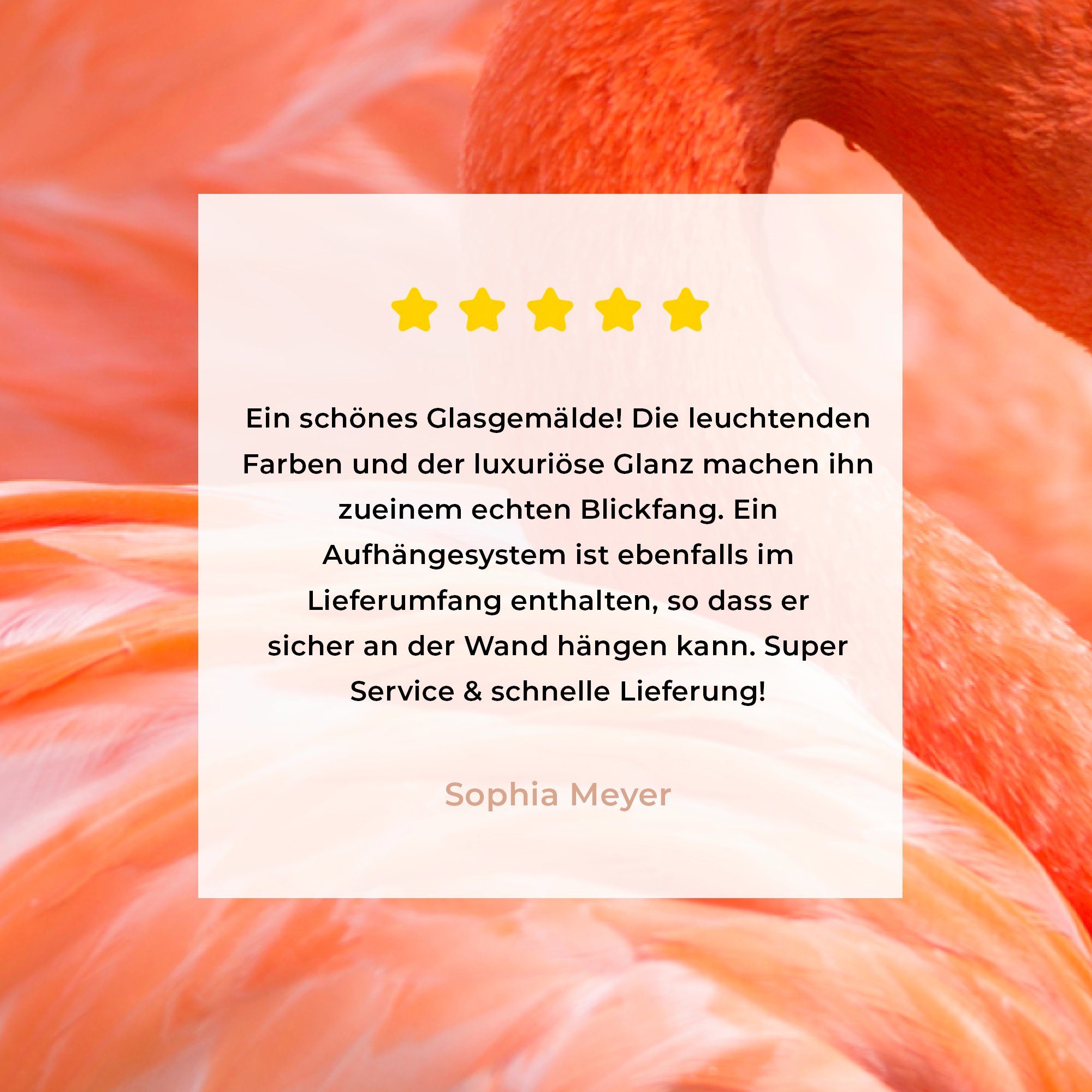 Schlafzimmer & Acrylglasbilder Flamingos nebeneinander, Wohnzimmer (1 St), MuchoWow stehen Acrylglasbild Zwei