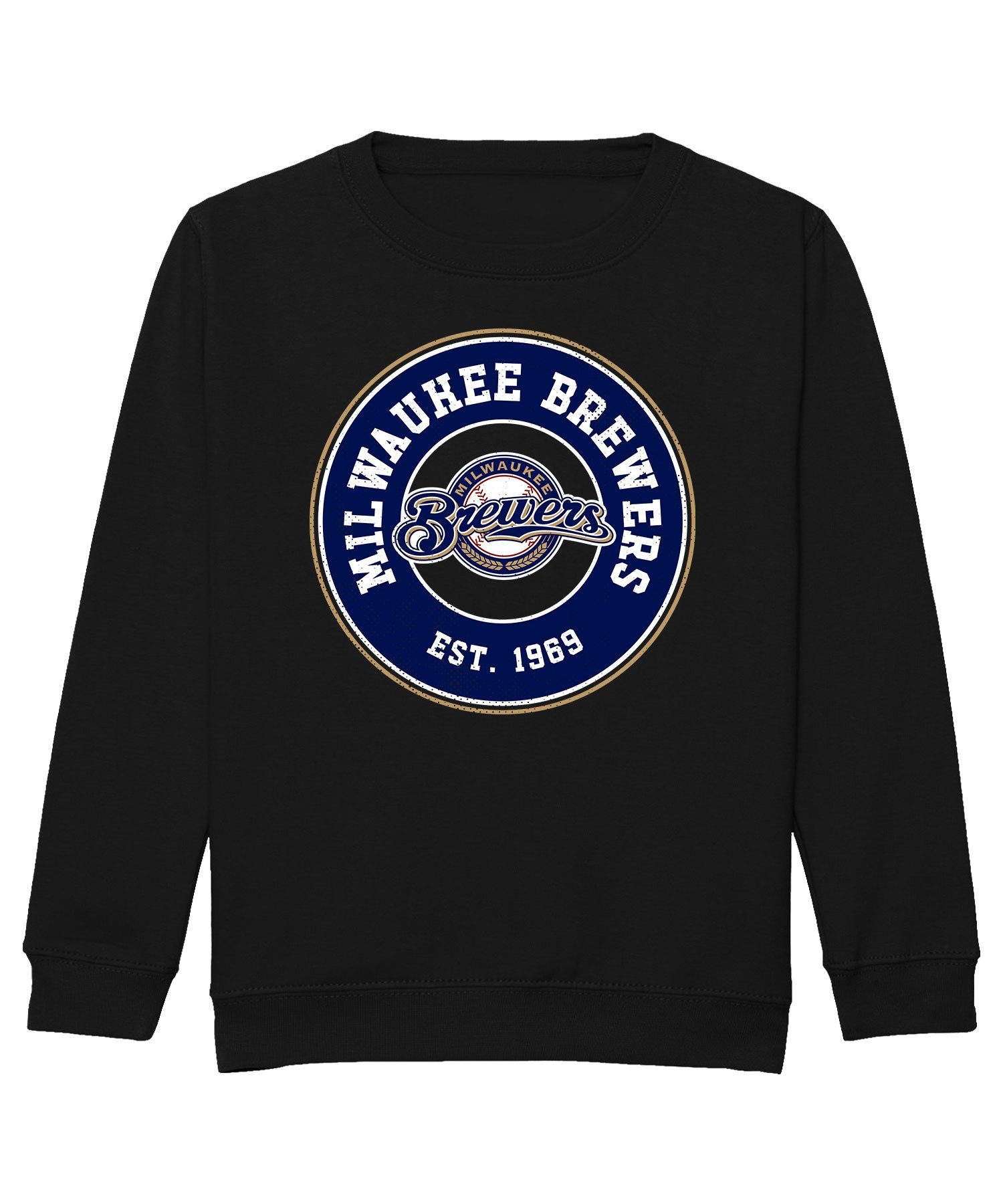 Quattro Formatee Sweatshirt Milwaukee Brewers Kinder Pullover Sweatshirt (1-tlg)