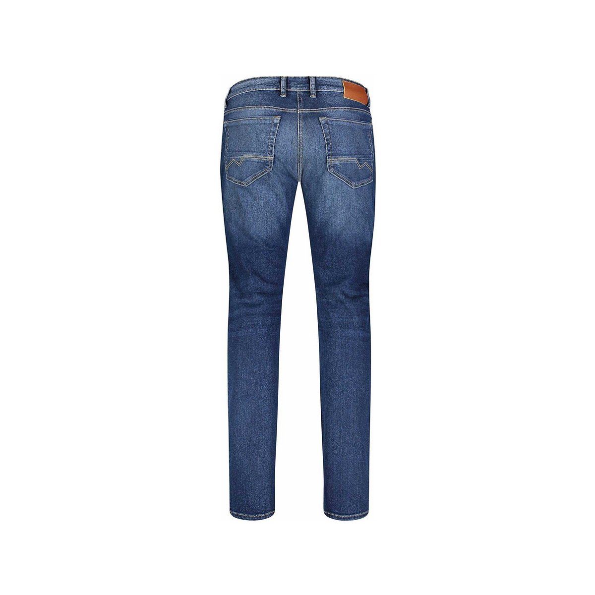 Straight-Jeans straight (1-tlg) blau fit MAC