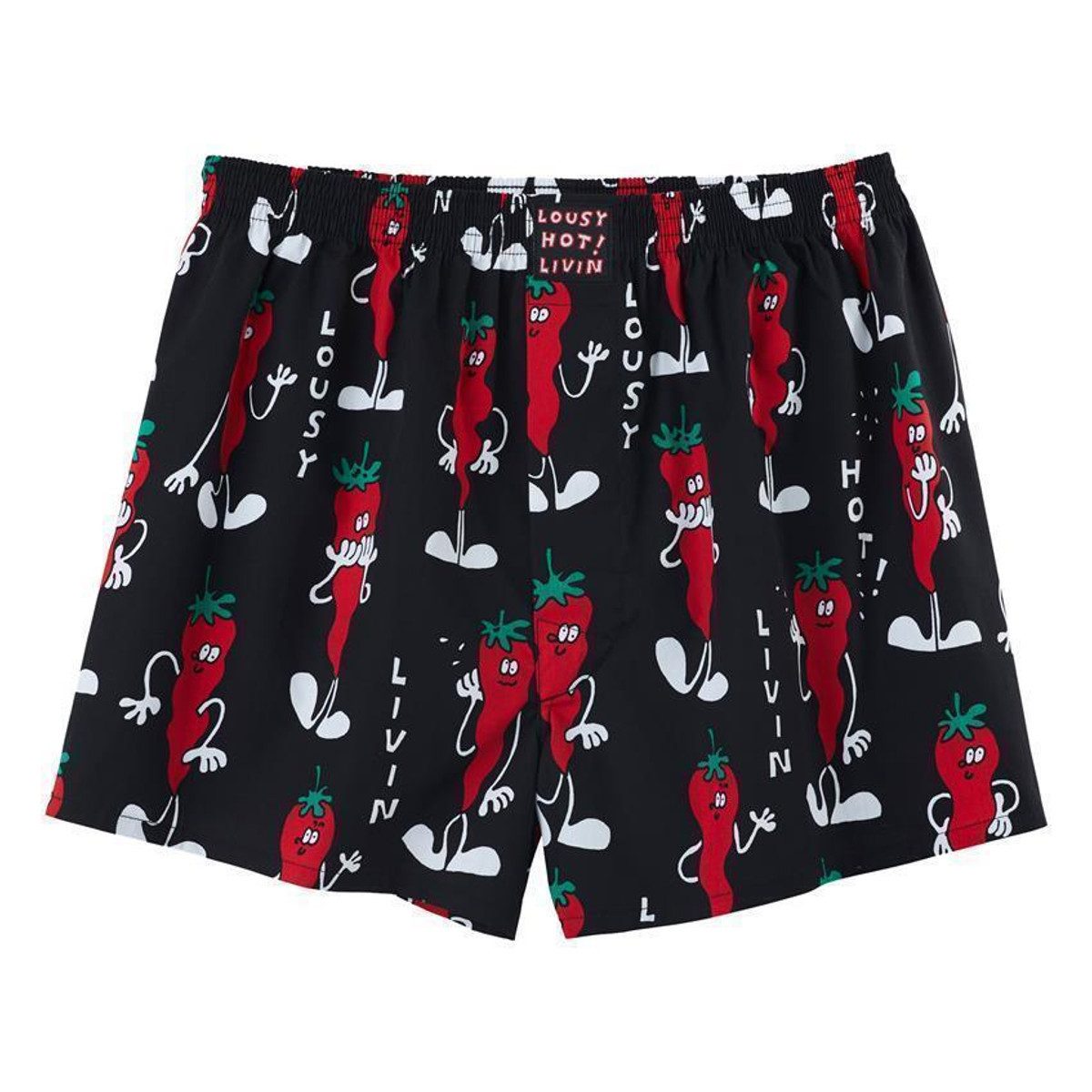 Boxershorts Lousy Livin Boxershorts "Chilli" Black XS