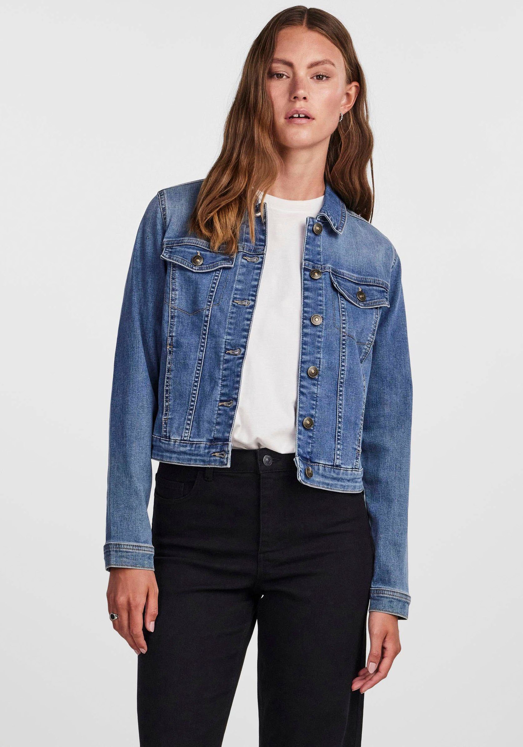 Pieces Jeansjacken für Damen | online OTTO kaufen
