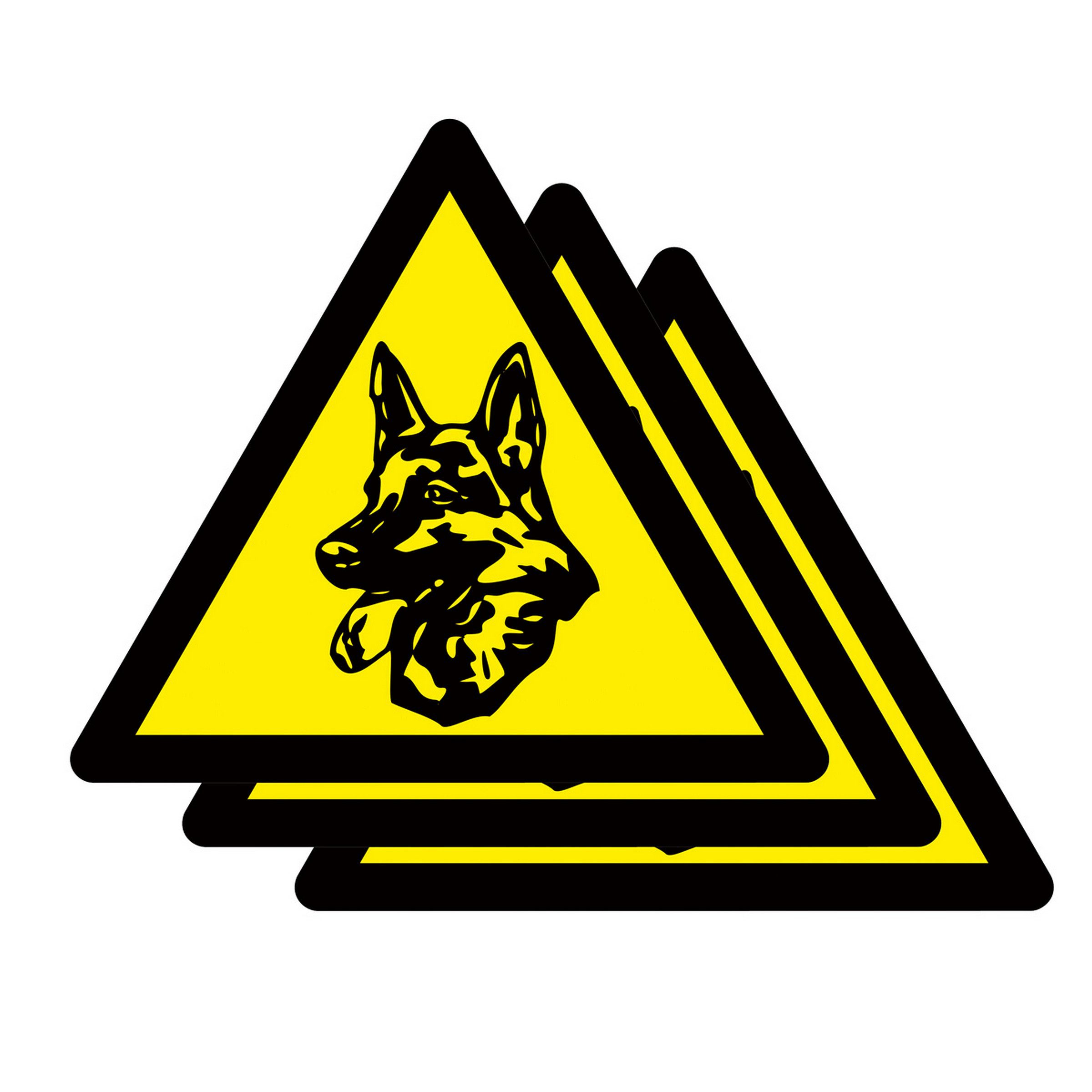 Indexa WAK-H Aufkleber >Wachhund< 3er Alarmanlage