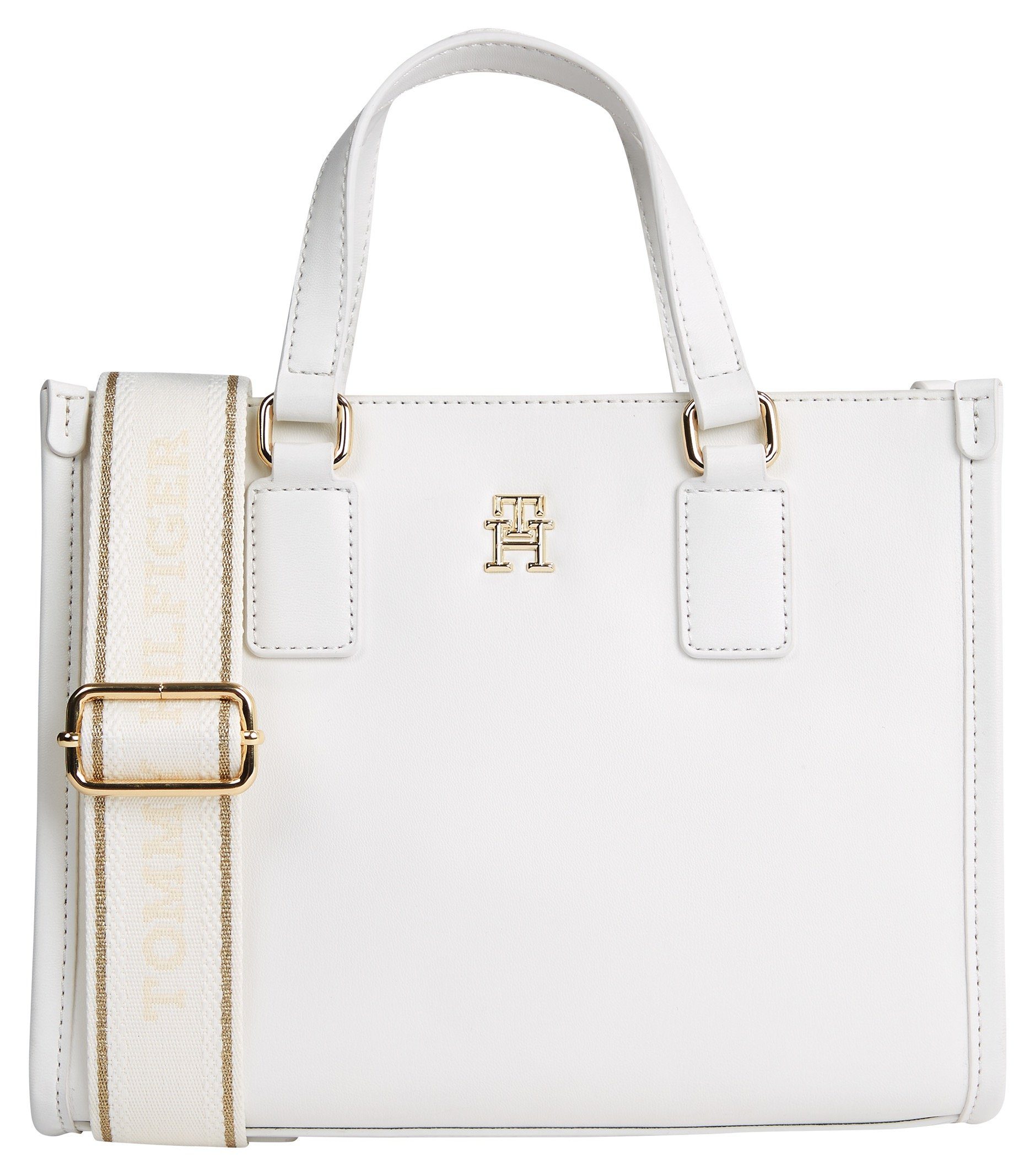 Tommy Hilfiger Mini Bag TH MONOTYPE MINI TOTE, Handtasche Damen Tasche Damen Schultertasche Henkeltasche