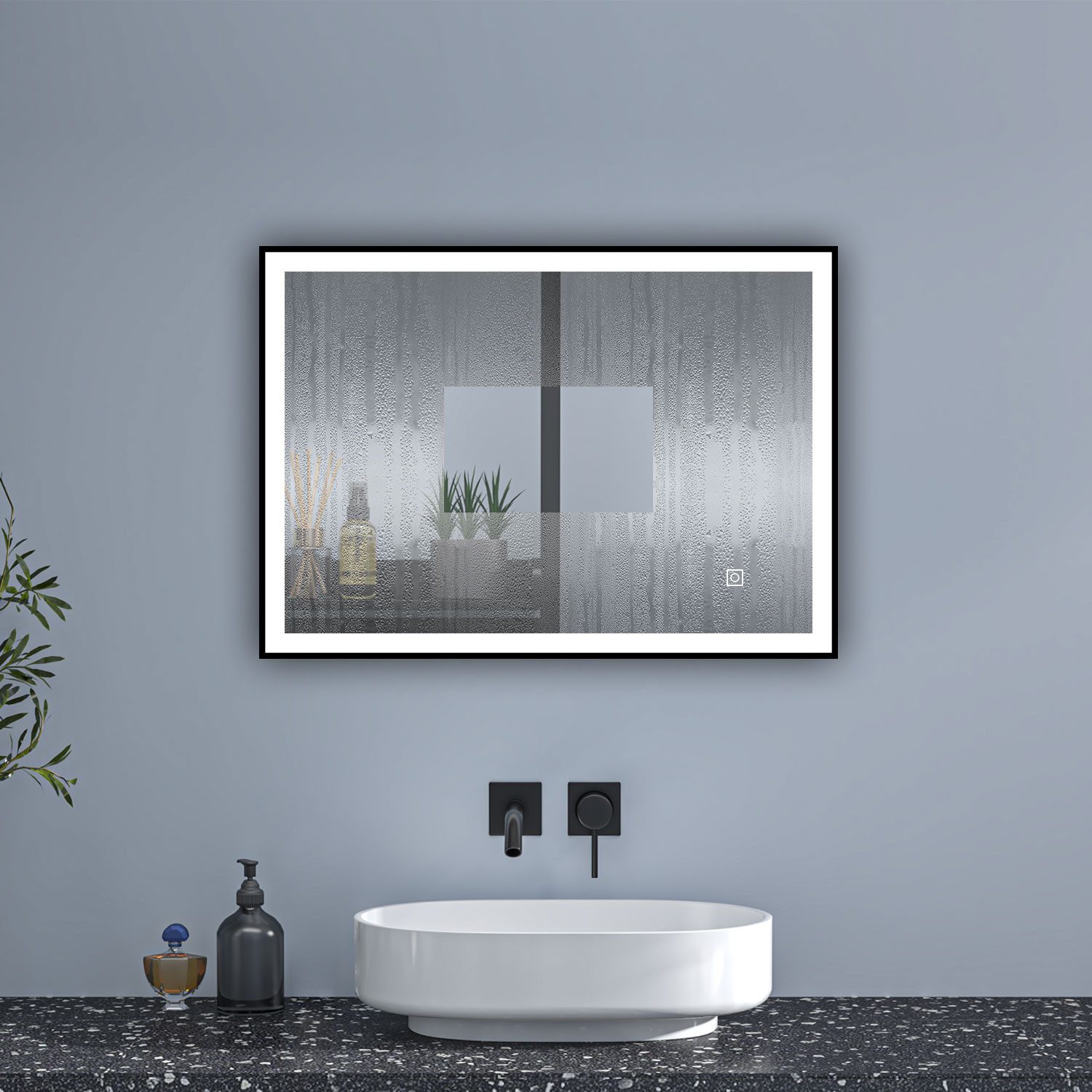 Aica Sanitär Badspiegel mit Beleuchtung LED günstig online kaufen