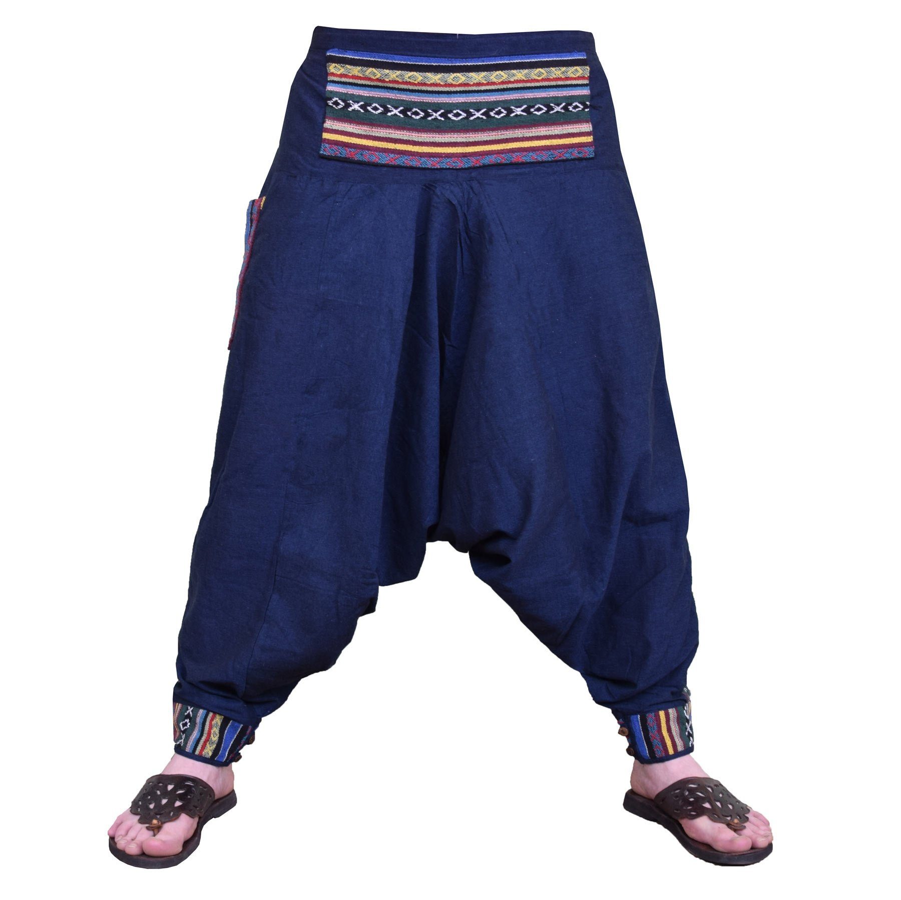 SIMANDRA Haremshose Luftige Ethno Haremhose "Rishikesh" Boho-Stil mit bunte günstig online kaufen