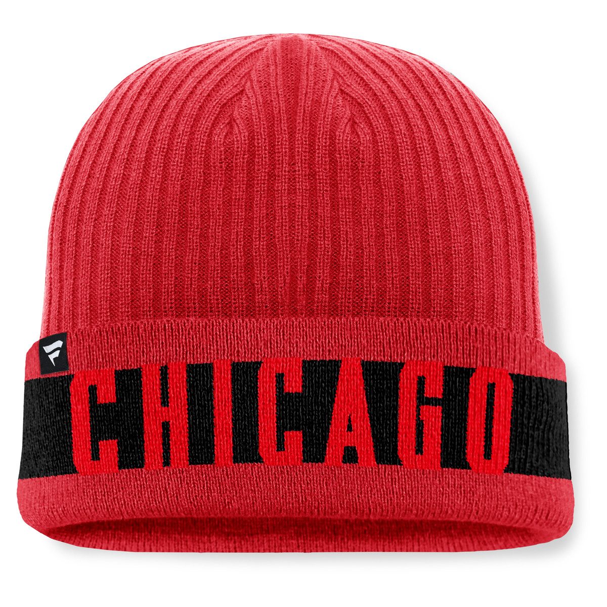Fanatics Bommelmütze Fanatics Mütze Chicago Blackhawks A/ Beanie Cuff