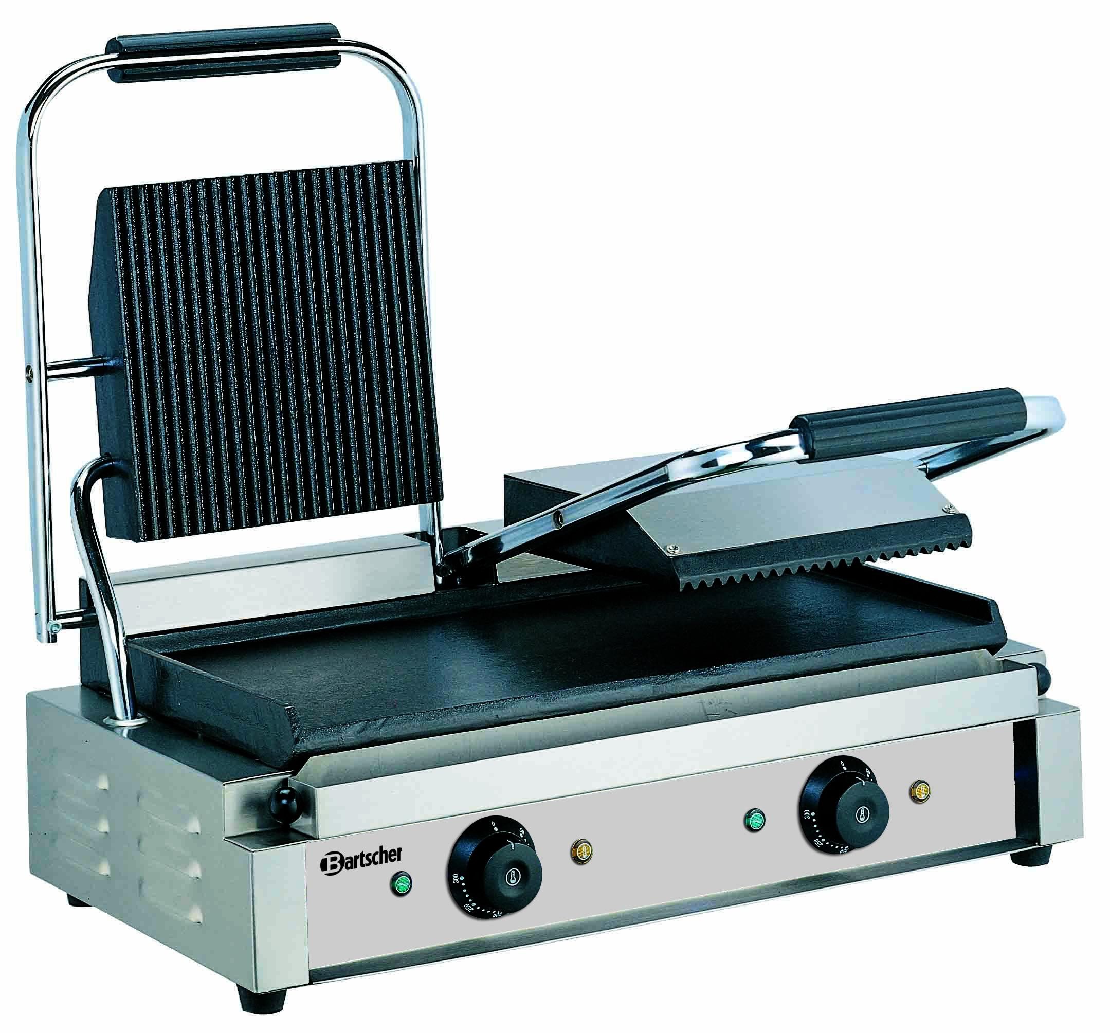 Bartscher Kontaktgrill Kontaktgrill 3600 2GR, 2 Grilleinheiten, A150673