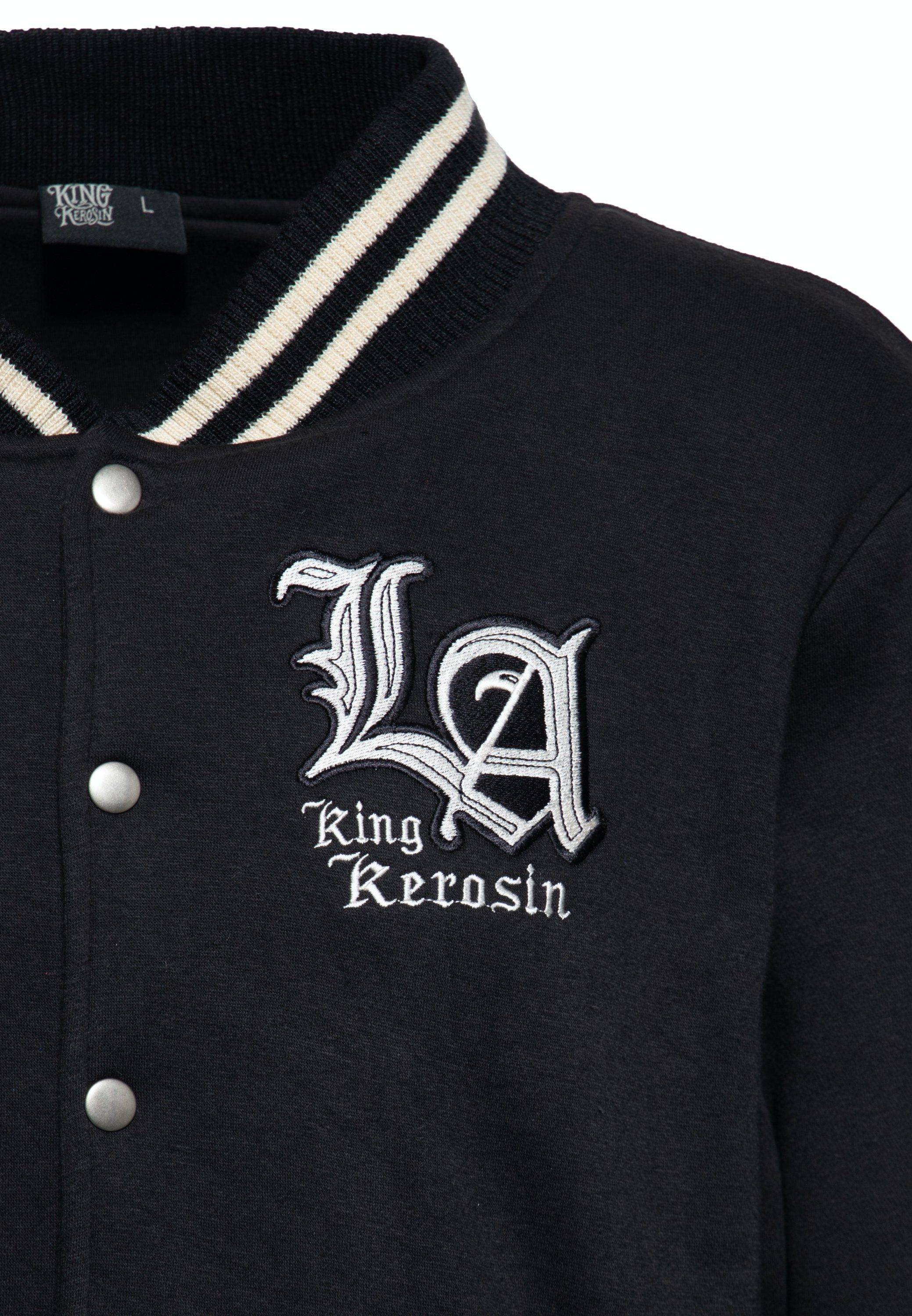 Backside Kontras mit Collegejacke School LA Stickerei King KingKerosin Old