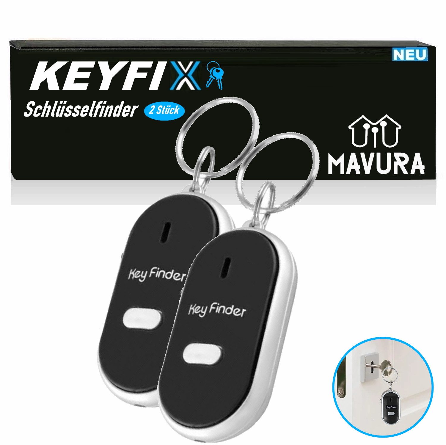 Schlüsselanhänger KeyFinder Schlüsselfinder Schlüsselbund Gegenstandsfinder