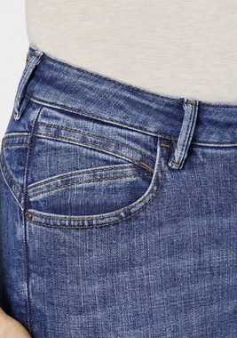 Paddock's Skinny-fit-Jeans LUCY Skinny-Fit Röhrenjeans mit Handwork & 3D Falten Effekt