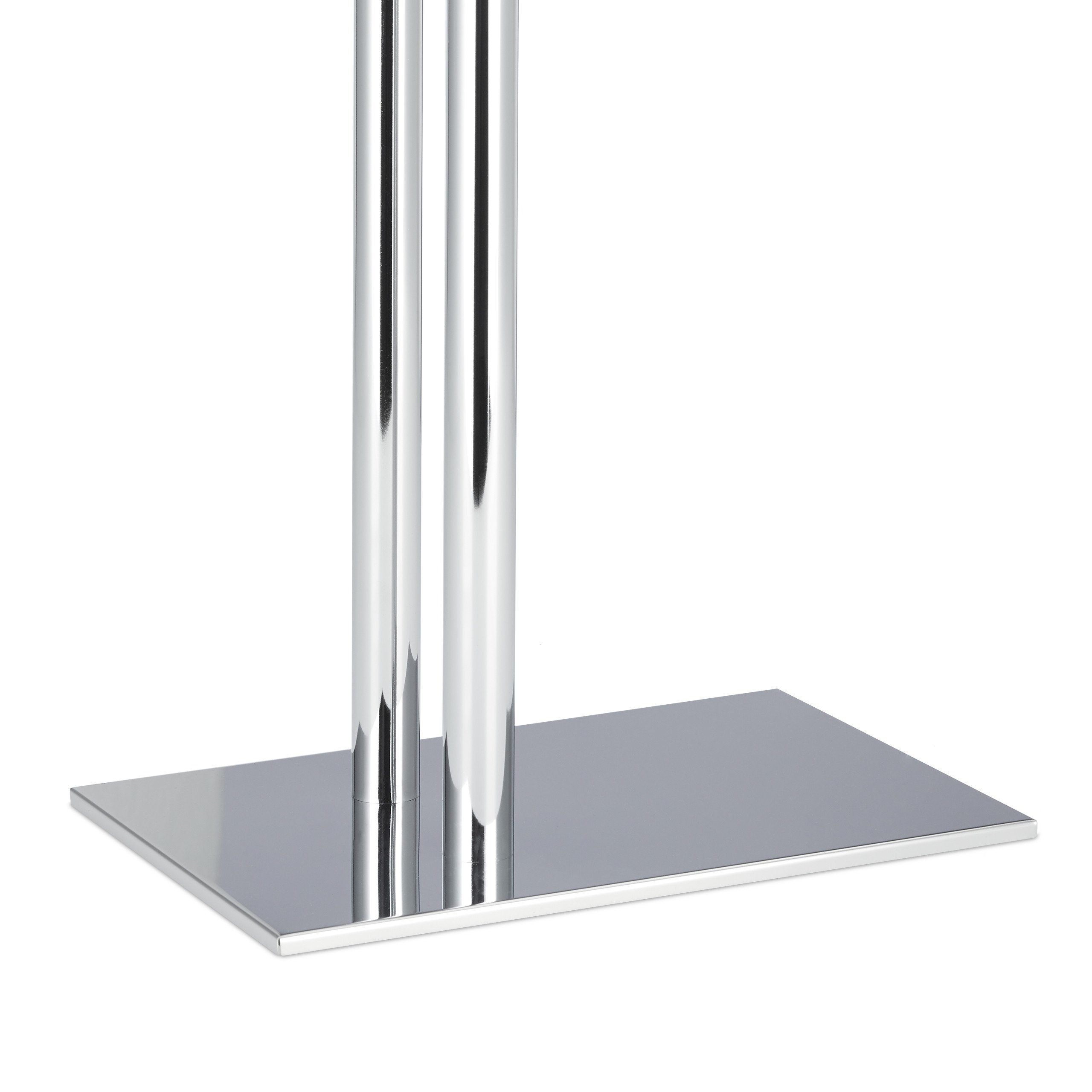 relaxdays Handtuchständer Handtuchhalter stehend 2 Arme PAGNONI