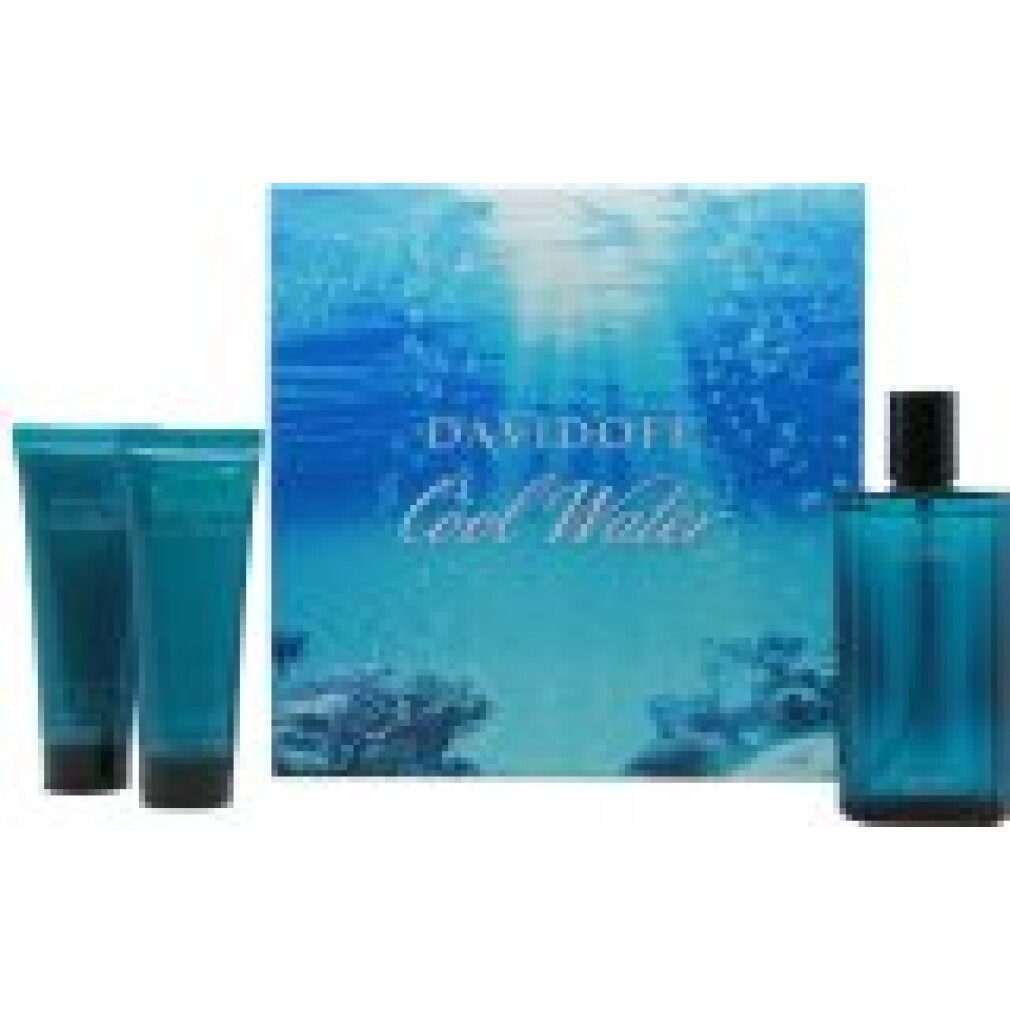 DAVIDOFF Eau de Toilette Cool Water Geschenkset EDT + Aftershave Balsam + Duschgel