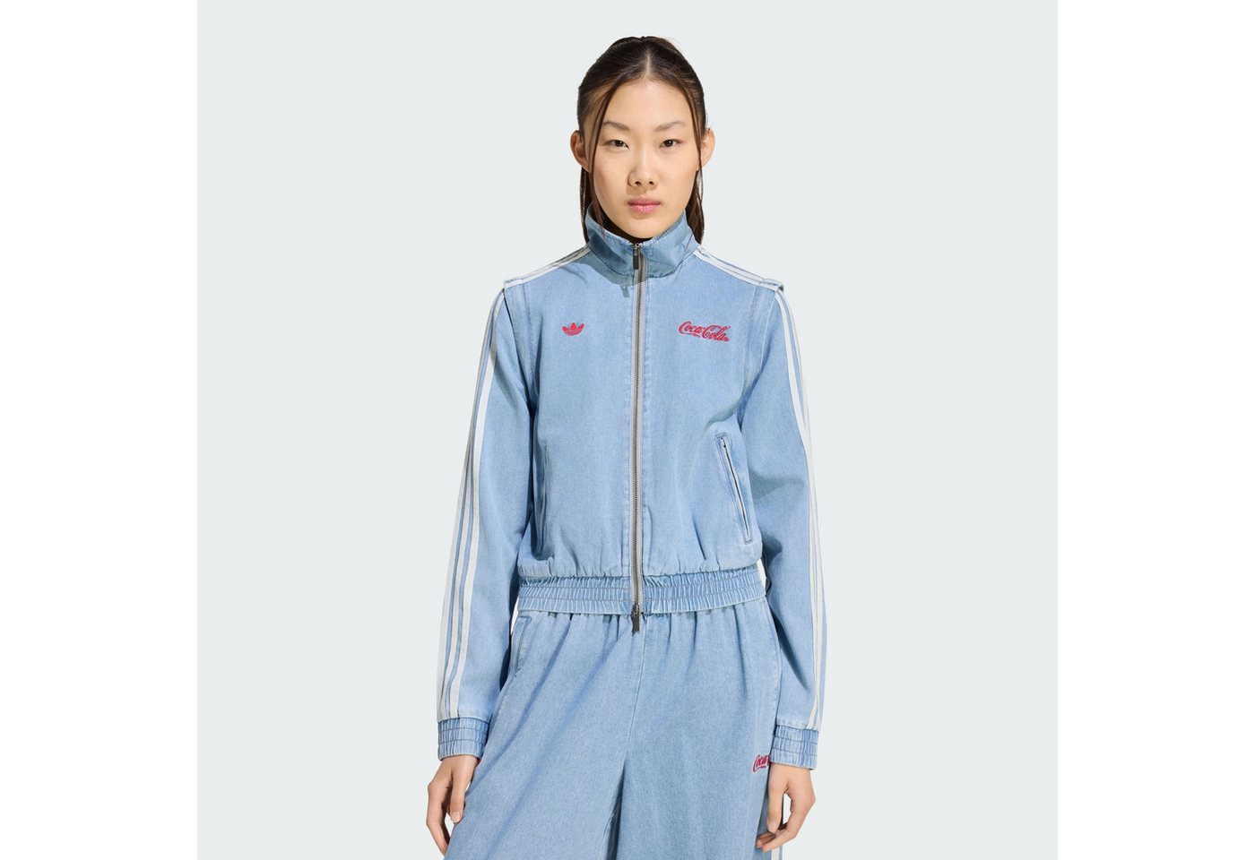 adidas Originals Trainingsjacke ADIDAS X COCA-COLA FIREBIRD REG DENIM TRACK TOP, Ansicht 1