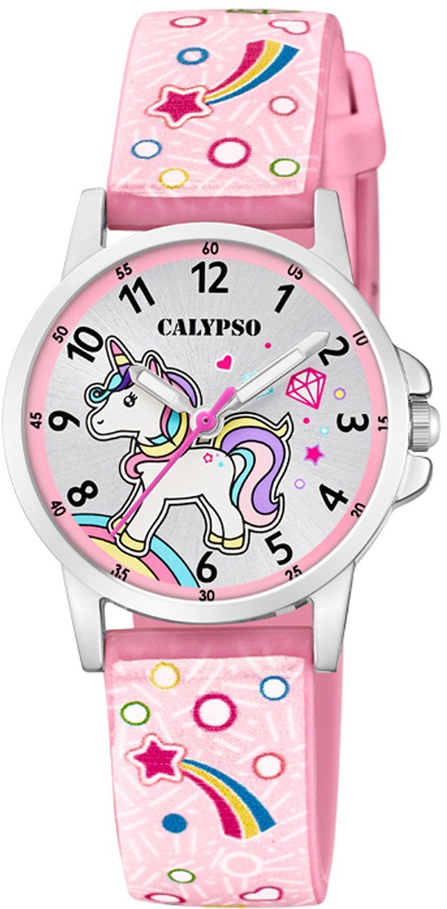 CALYPSO WATCHES Quarzuhr Junior Collection, K5776/5, Armbanduhr, Kinderuhr, Einhorn, ideal auch als Geschenk