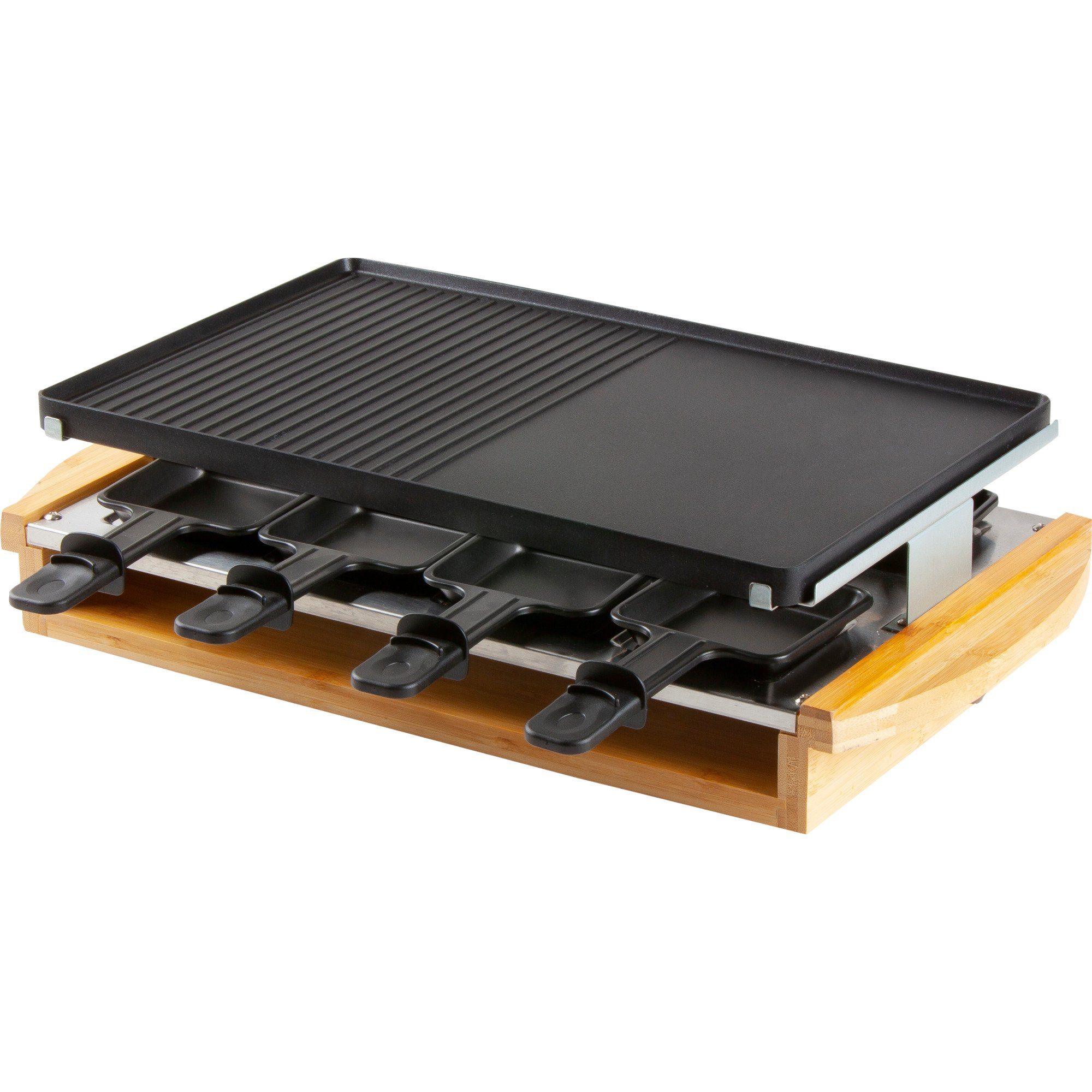 Domo Bamboo Domo Kaffeebereiter D09246G, Raclette