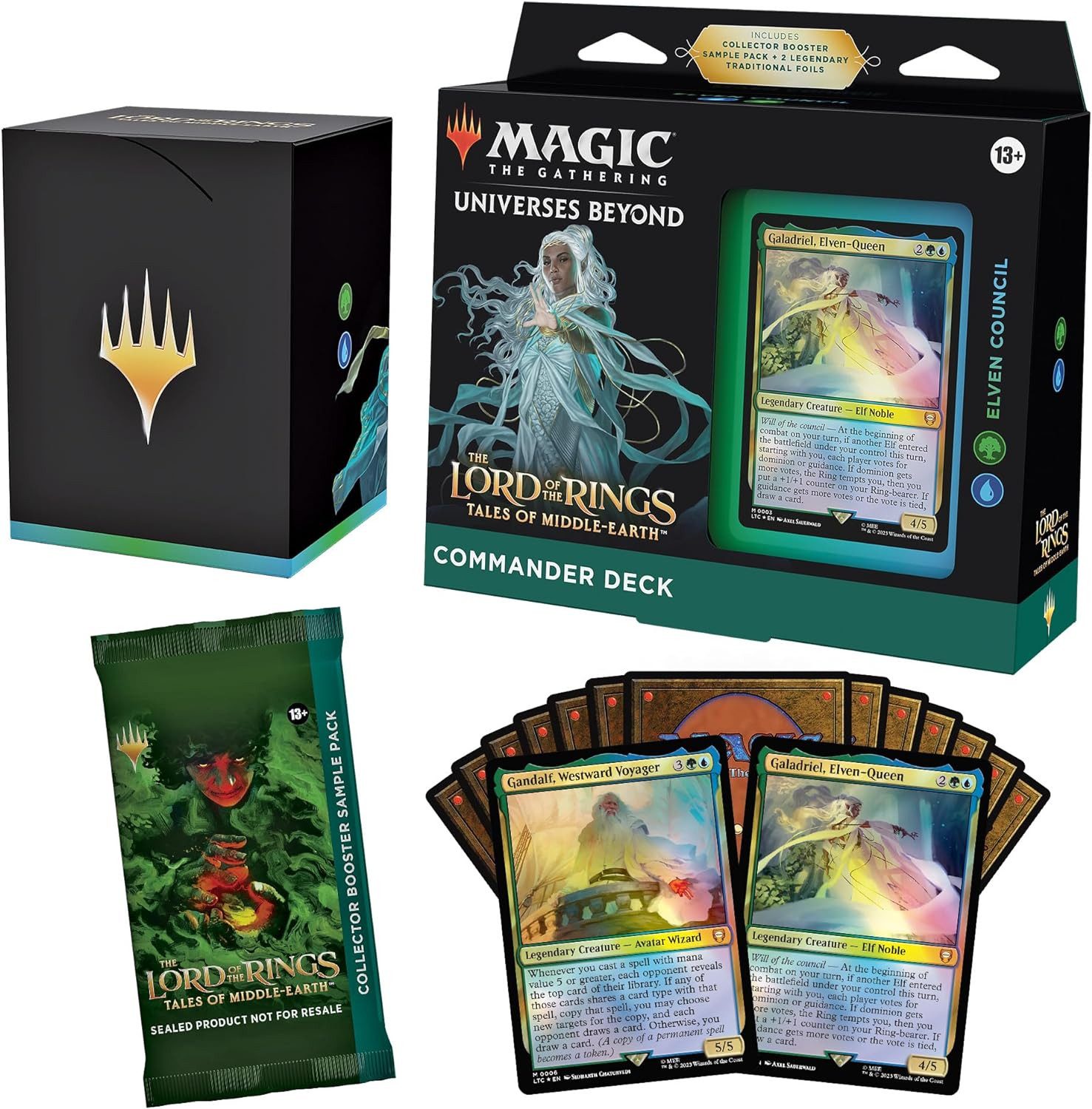 Magic the Gathering Sammelkarte Magic The Lord of the Rings: Tales of Middle-Earth Commander Deck, Englisch