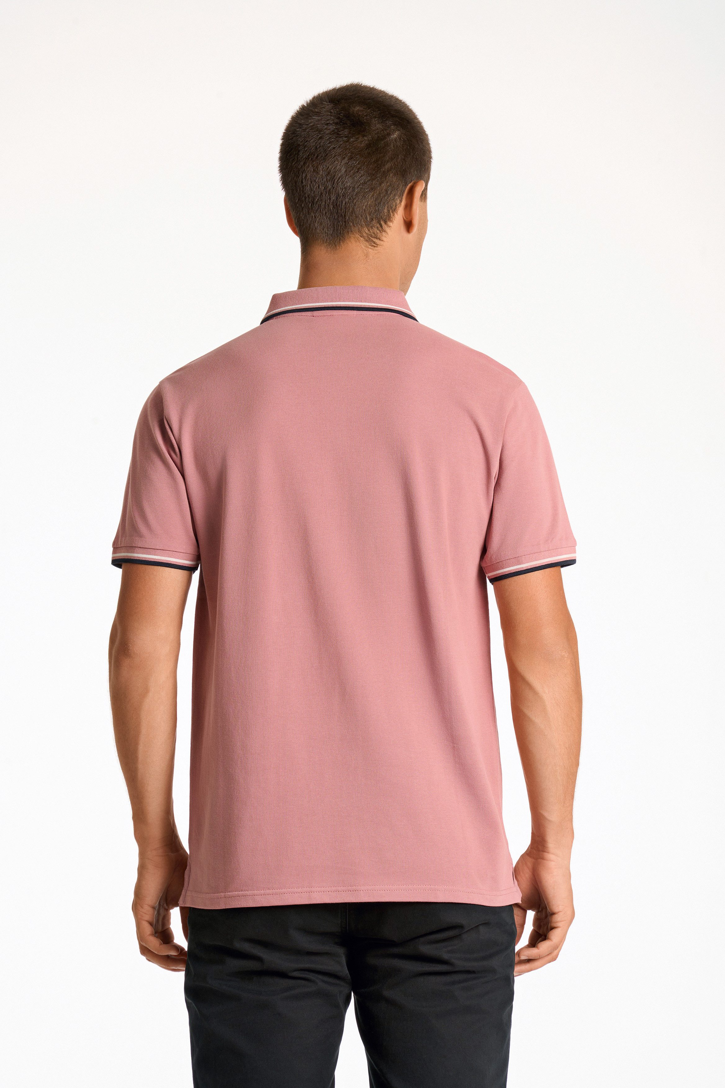 LINDBERGH Poloshirt mit Logo-Stickerei und abgesetzten günstig online kaufen