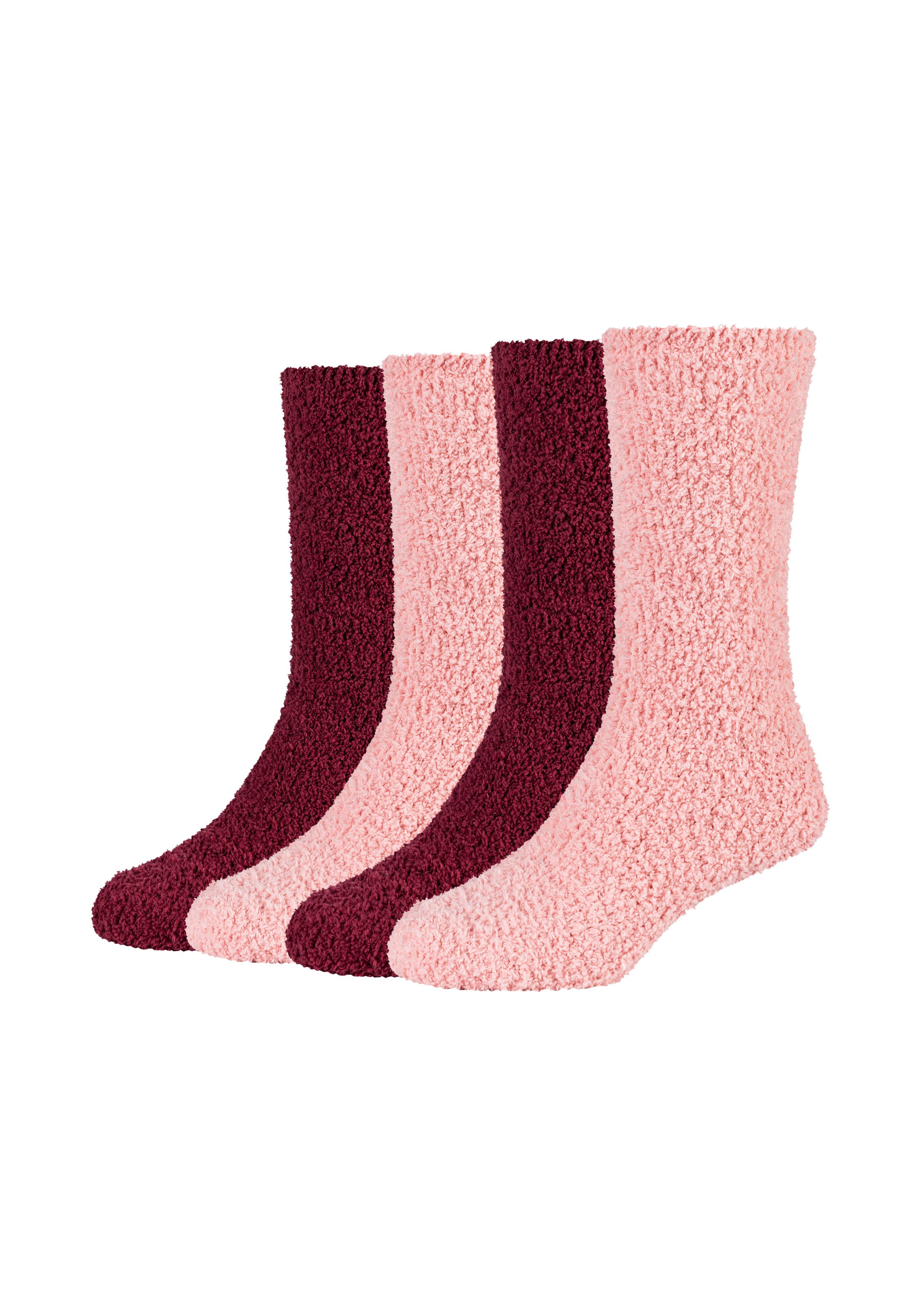 Camano Socken warm & cozy (4-Paar, 4 Paar) bequem, weich, soft, kein Einschneiden, winter warm cozy