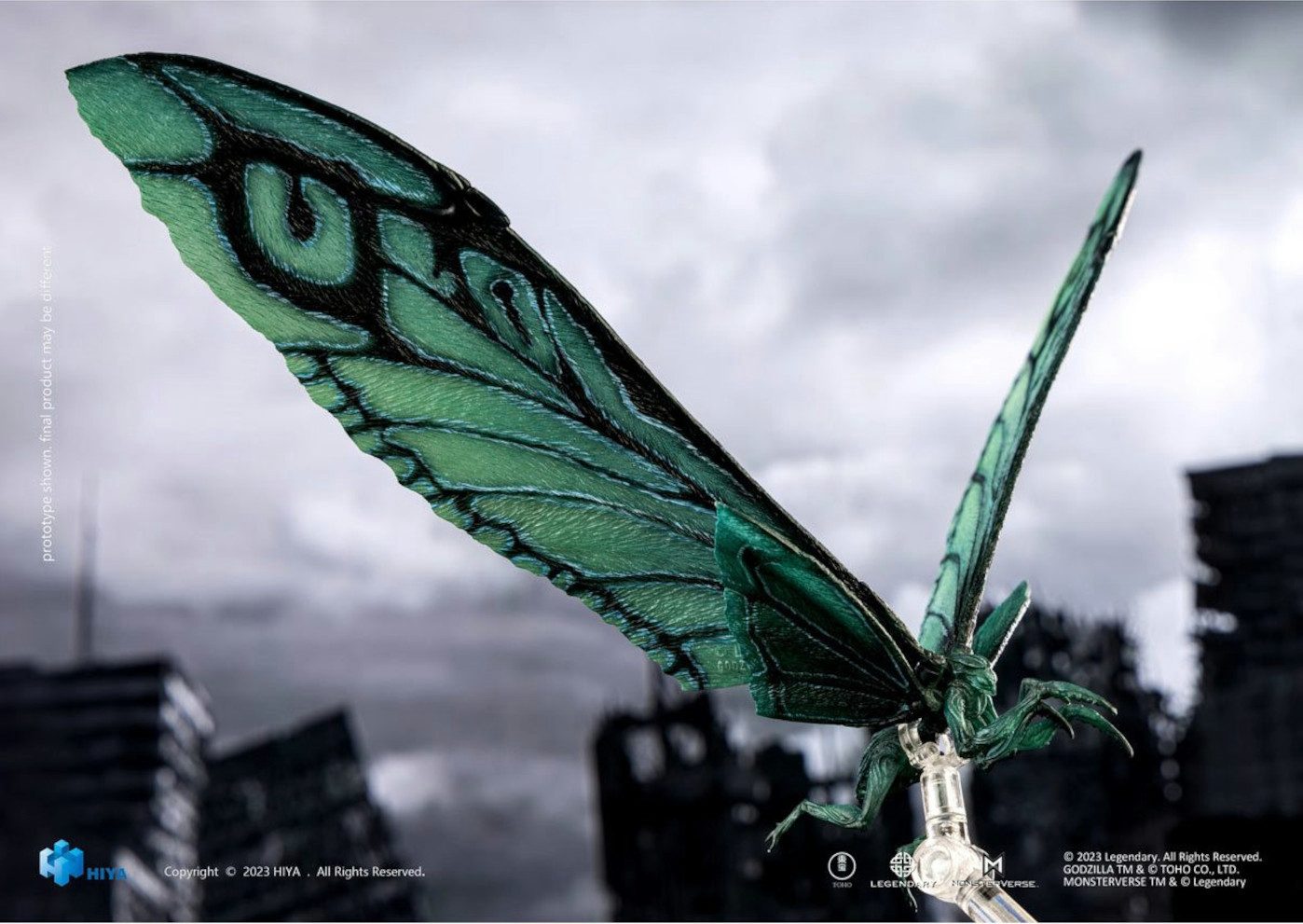 Hiya Toys Actionfigur Exquisite Basic Godzilla: King of the Monsters Mothra Emerald Titan