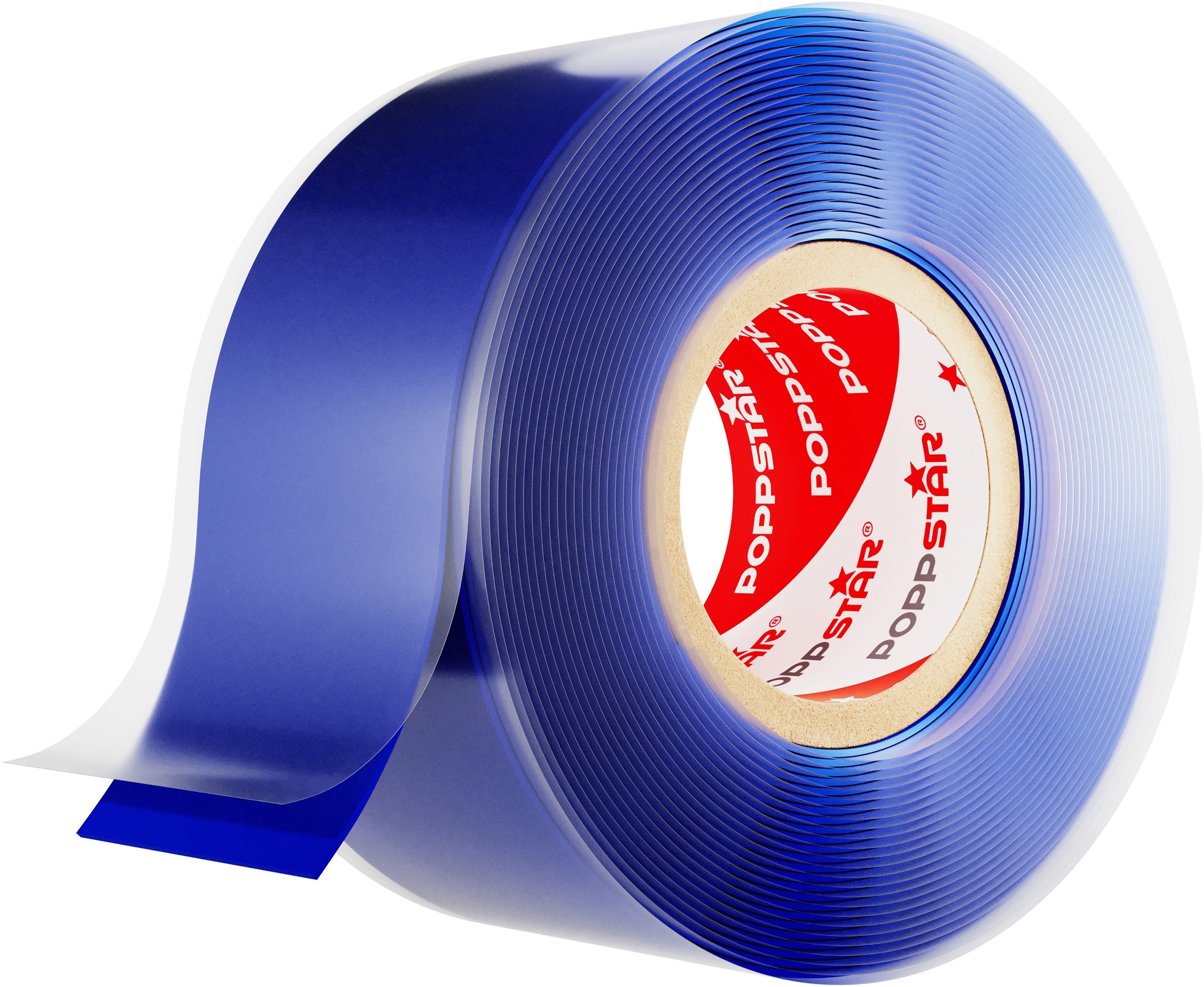 Poppstar Dichtband Selbstverschweißendes Silikonband (zum Reparieren, Isolieren und Abdichten, 1-St., (Strom, Wasser, Luft) zum Umwickeln von Rohren, Kabeln, Schläuchen uvm.
