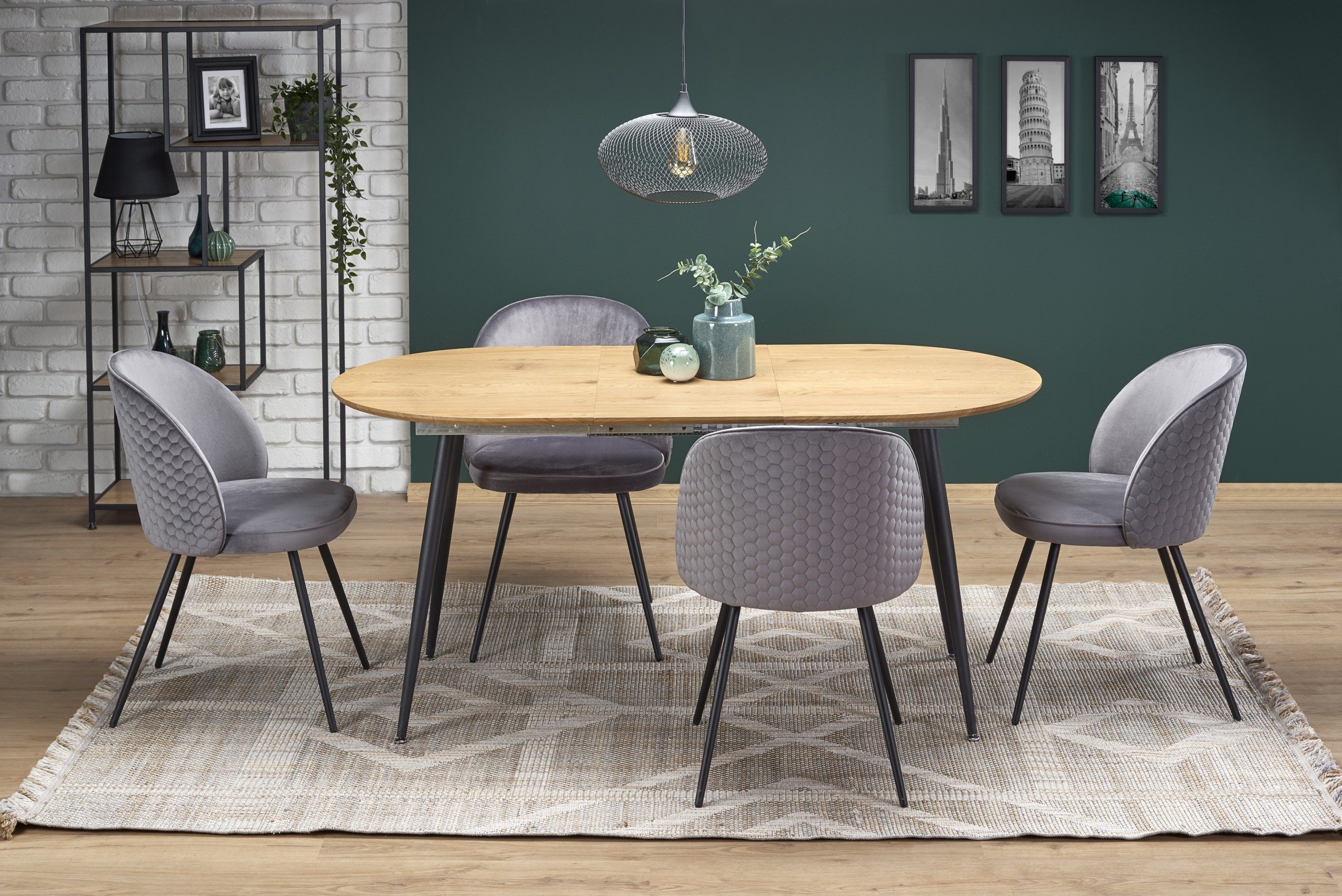 designimpex Esstisch Design Tisch rund HA-200 günstig online kaufen