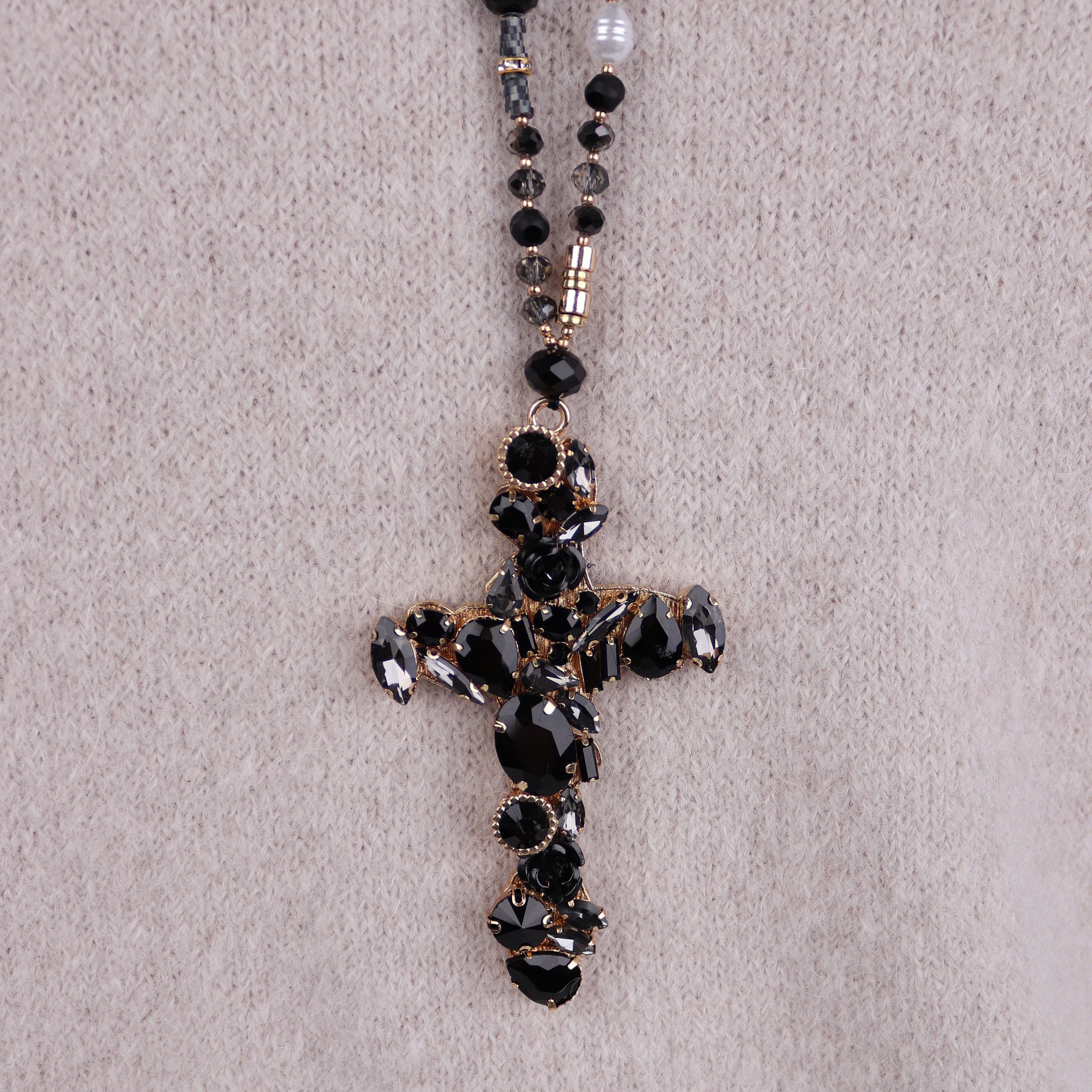 MIRROSI Lange Kette Damen Halskette mit elegantem Anhänger günstig online kaufen