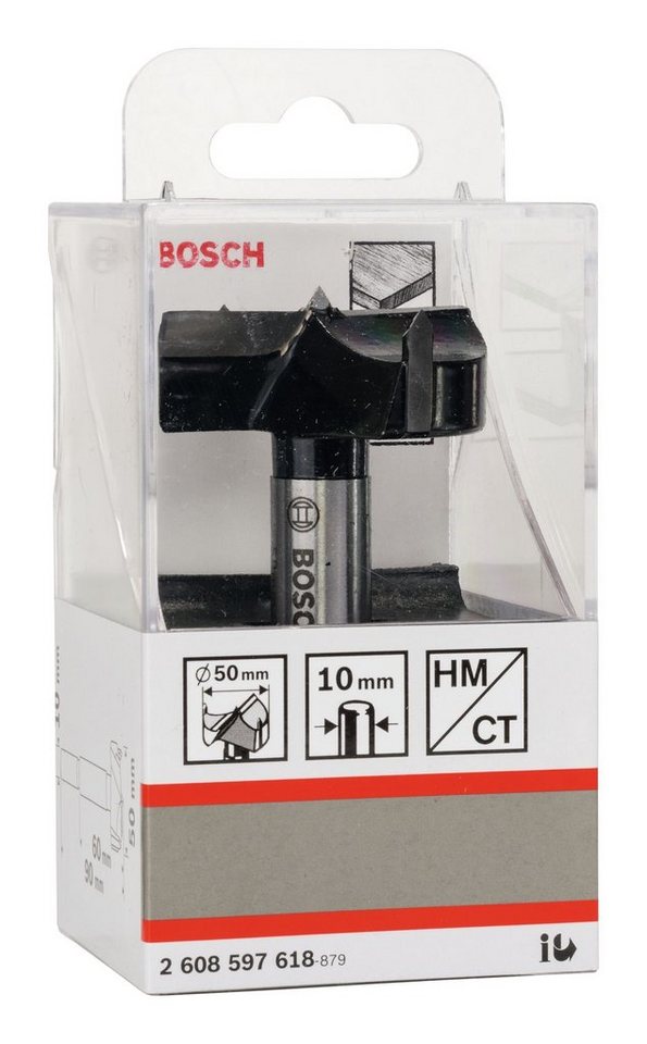 Thumbnail - BOSCH Holzbohrer, HM Kunstbohrer - 50 x 90 x 10 mm - 1er-Pack