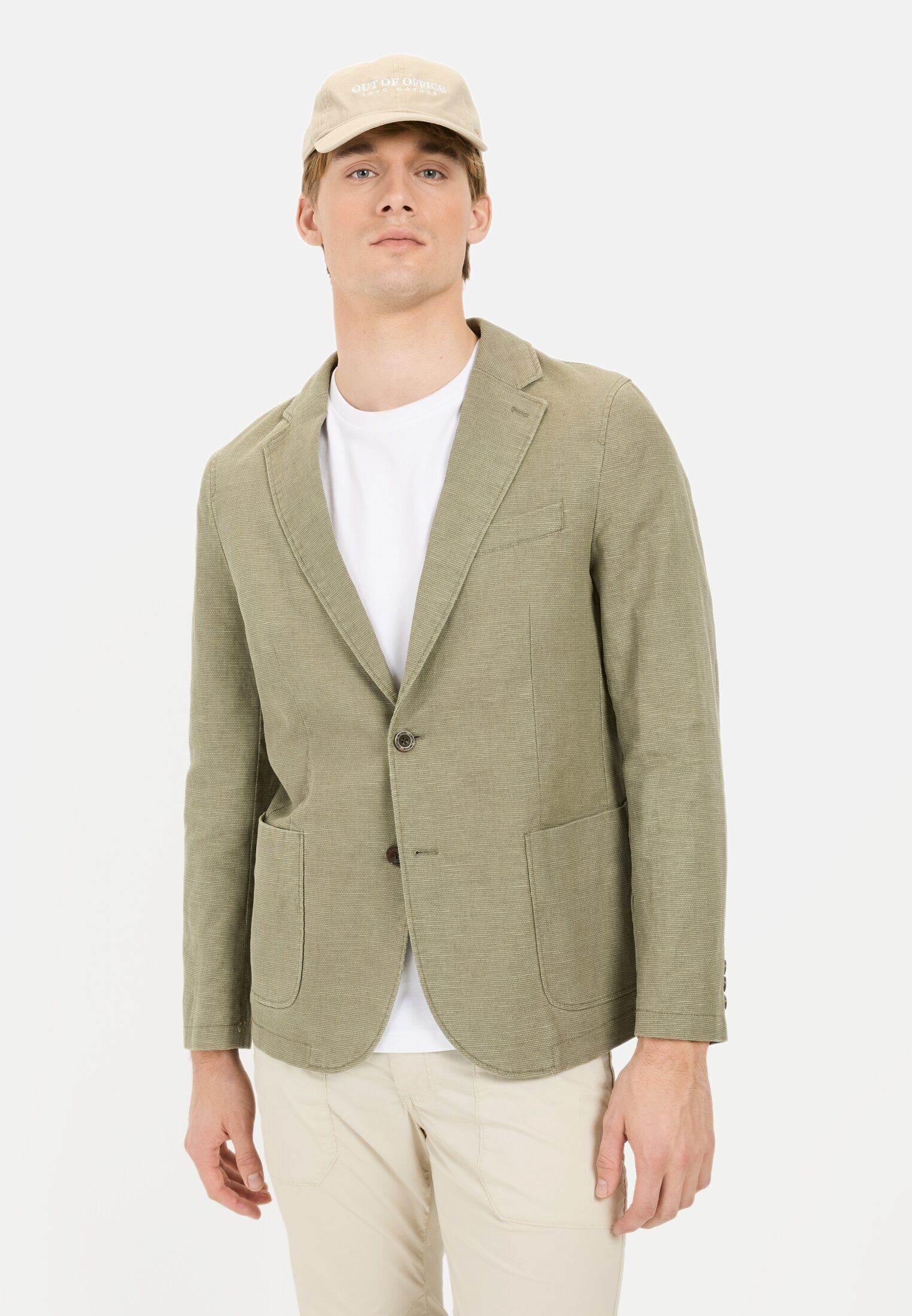 camel active Jerseysakko mit 2-Knopf-Verschluss Blazer_Jerseyblazer günstig online kaufen
