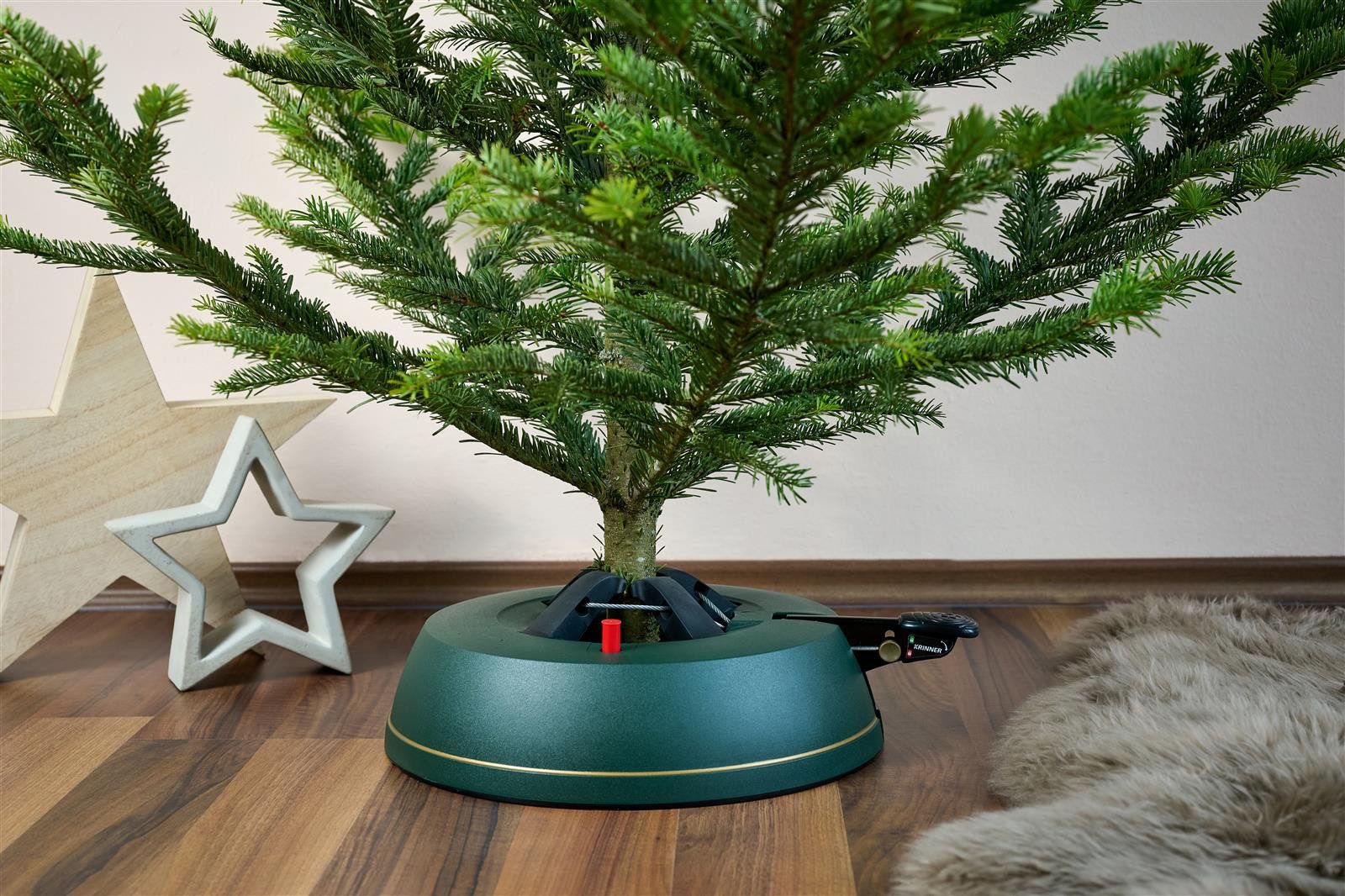 Krinner Christbaumständer KRINNER Comfort Grip + S (1-tlg), Original-Rundum-Einseil-Technik