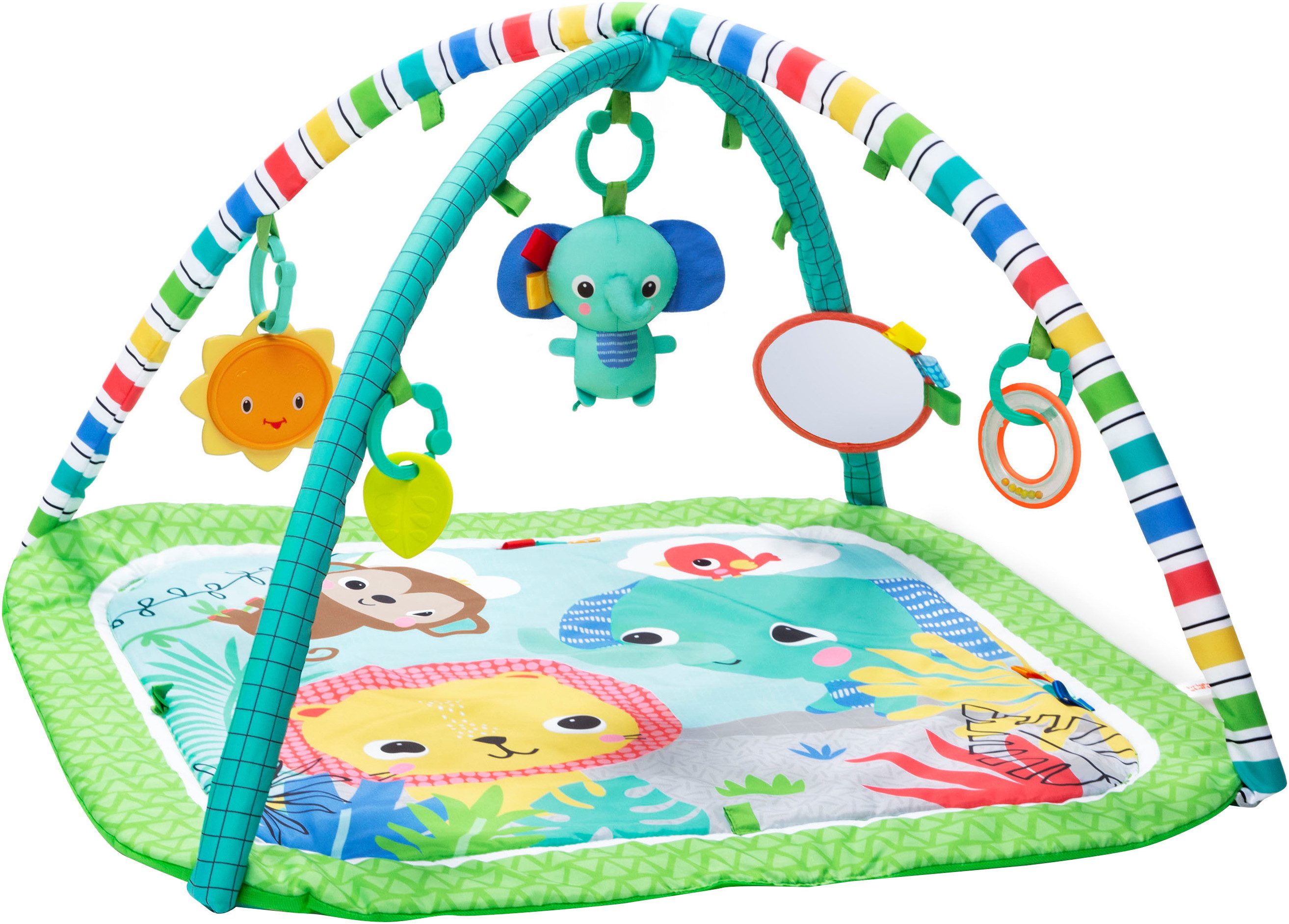 Bright Starts Baby Gym Wild Wiggles™ FoldAway Activity Gym™, mit verschiedenen Melodien