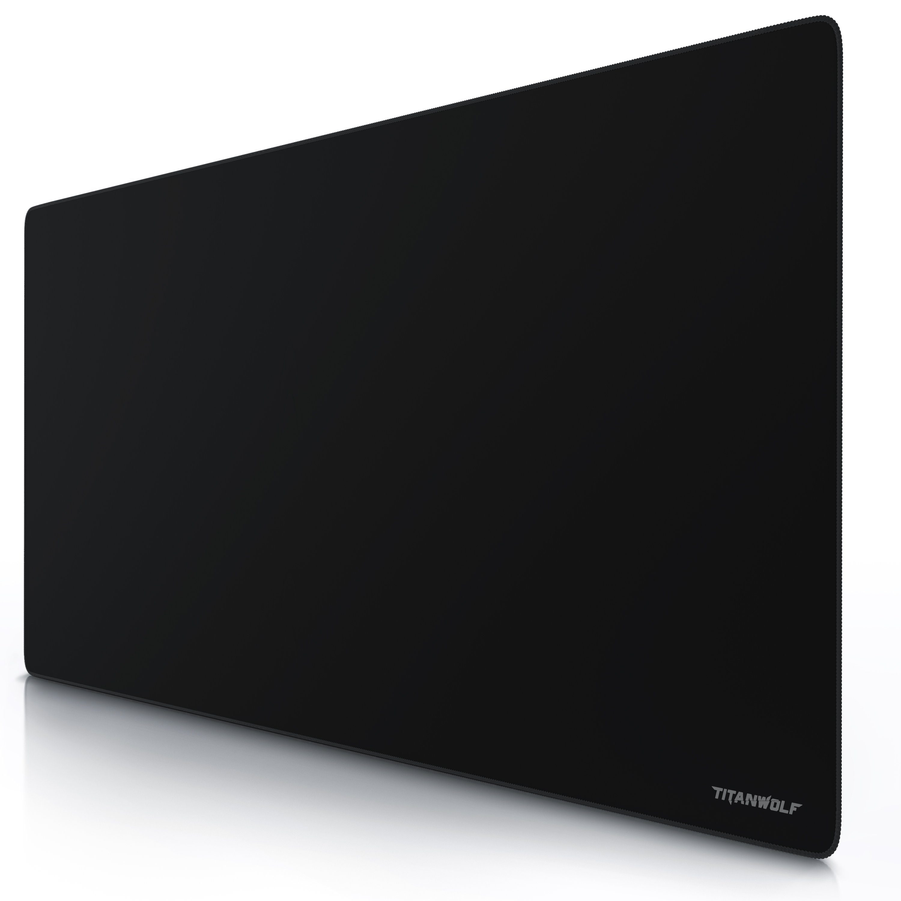 Titanwolf Gaming Mauspad XXXL Speed Mousepad 1200 x 600 x 3 mm, große Tischunterlage (1-St), rutschfest, abwaschbar, Geschwindigkeit & Präzision, Schriftzug Alpha