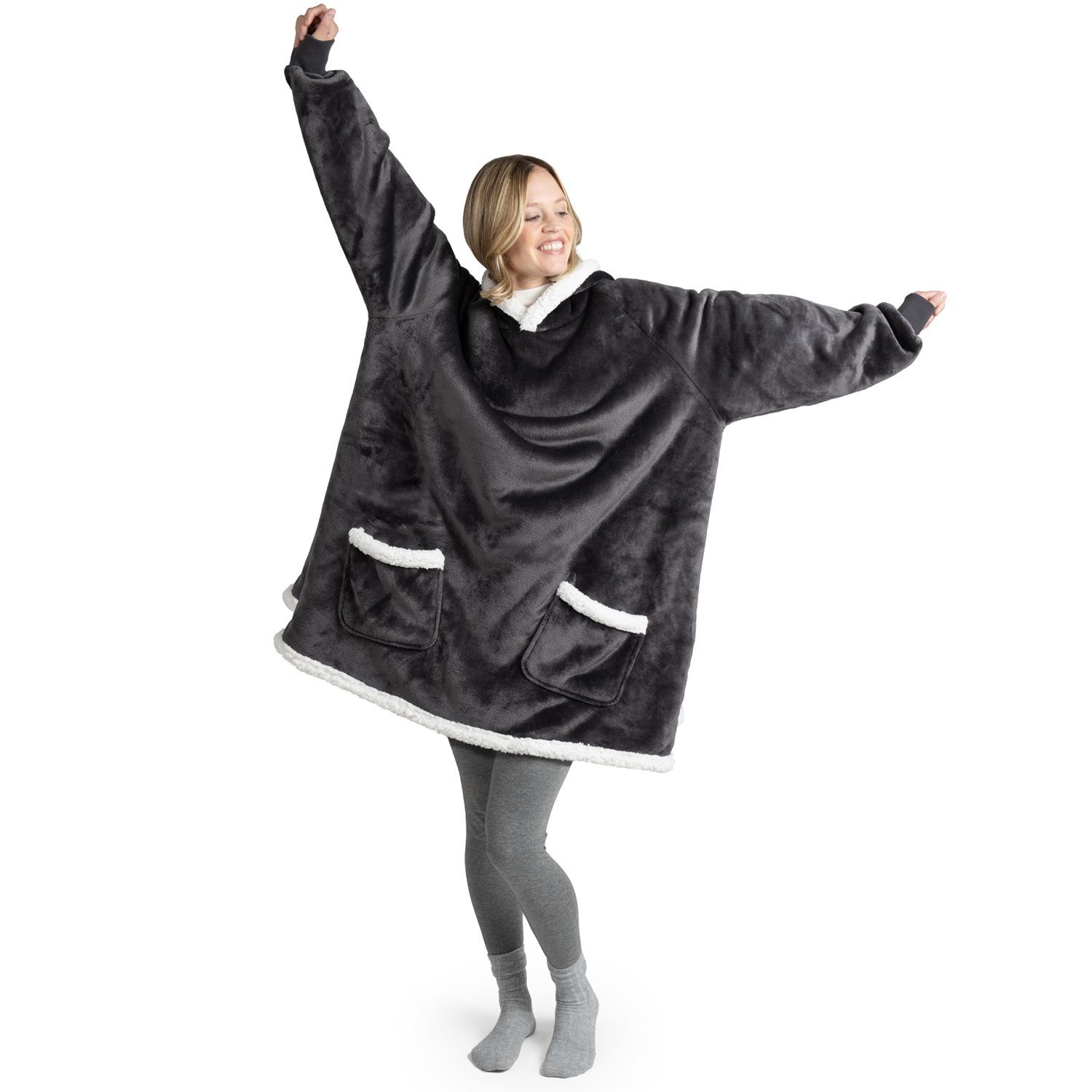 Blumtal Hoodie Ärmeldecke Unisex OEKO-TEX zertifiziert