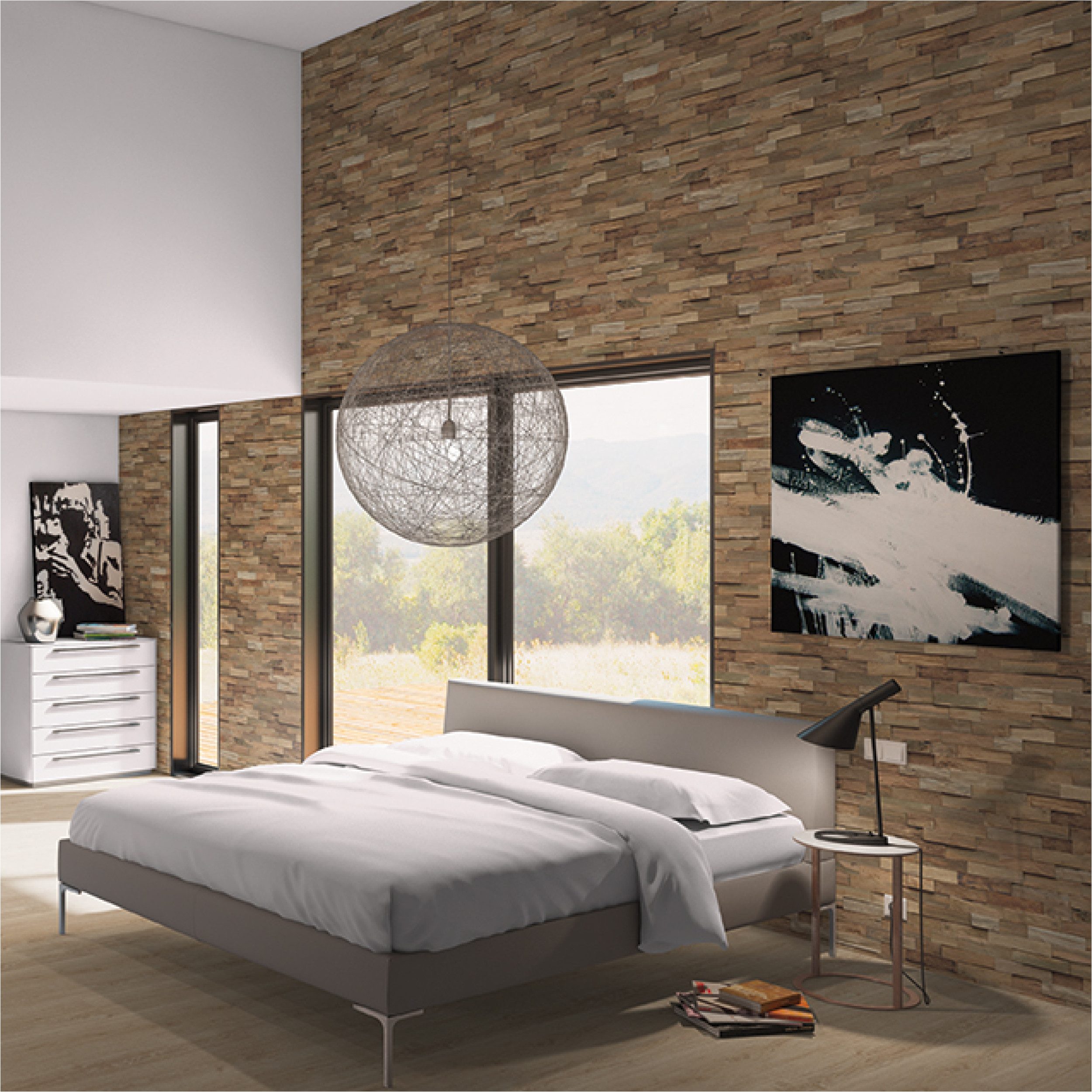 INDO 3D Wandpaneel Echtholz Teak FSC, günstig online kaufen
