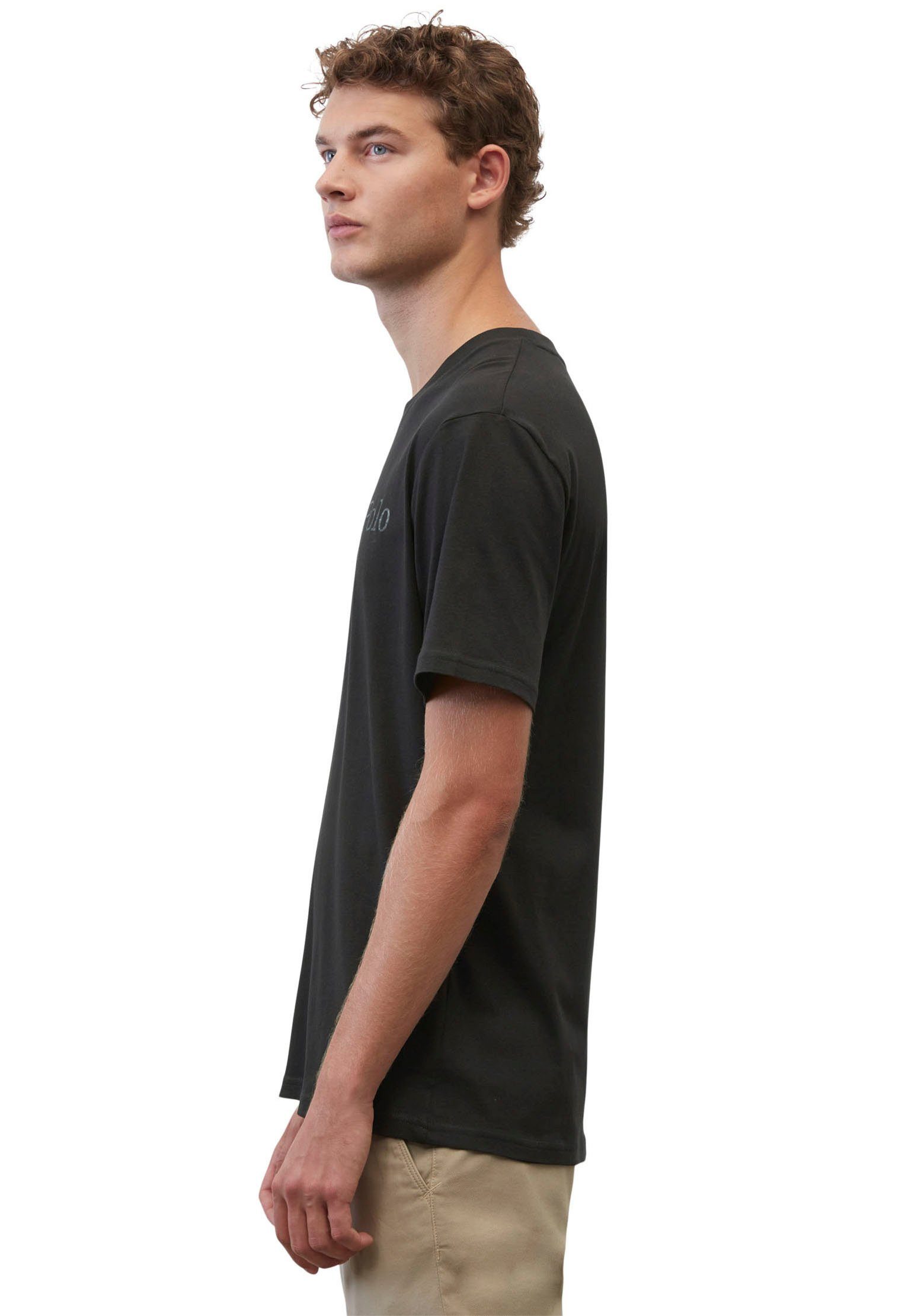 Marc O'Polo Logo-T-Shirt T-Shirt schwarz klassisches
