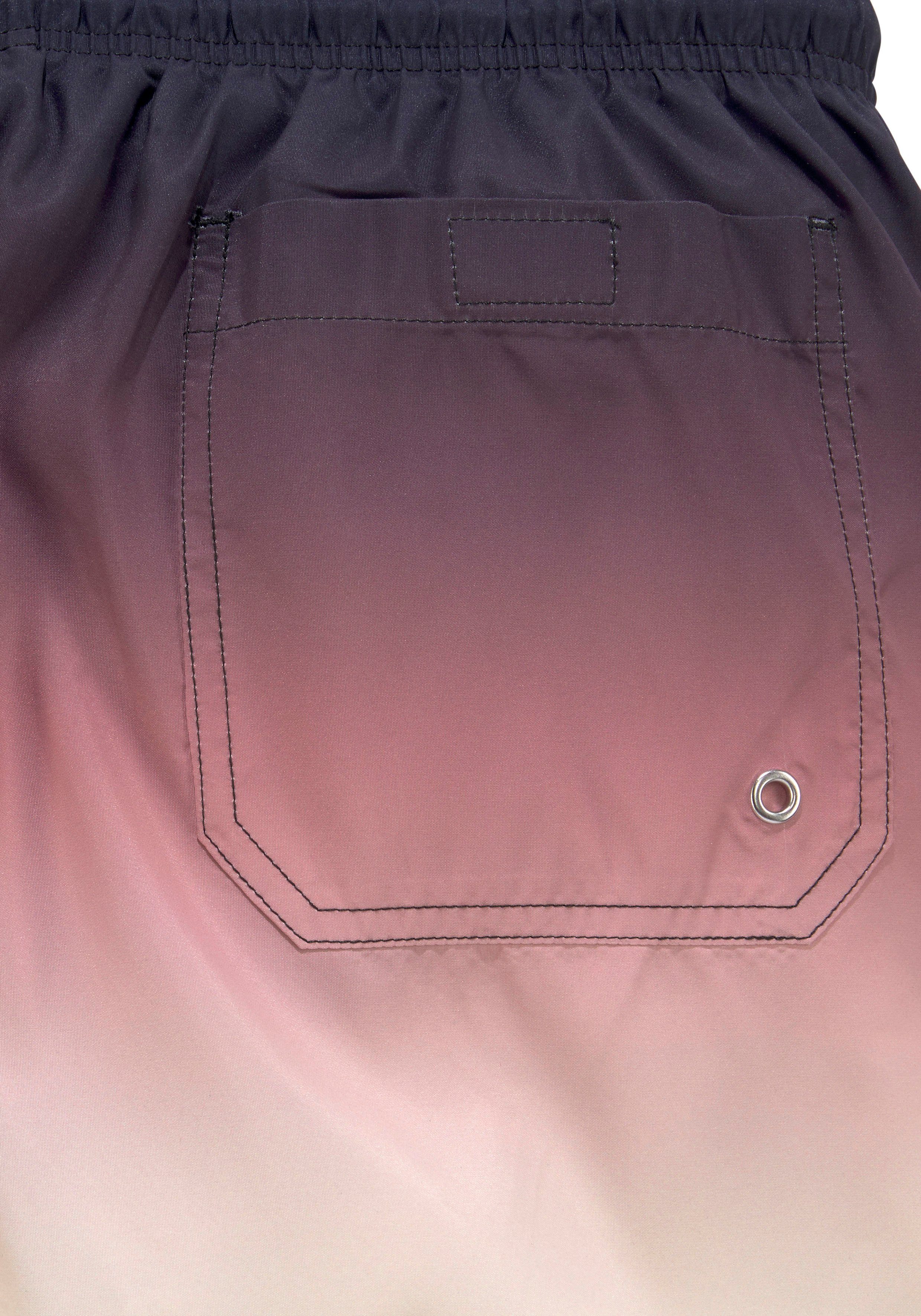 Buffalo Badeshorts Rick mit Farbverlauf