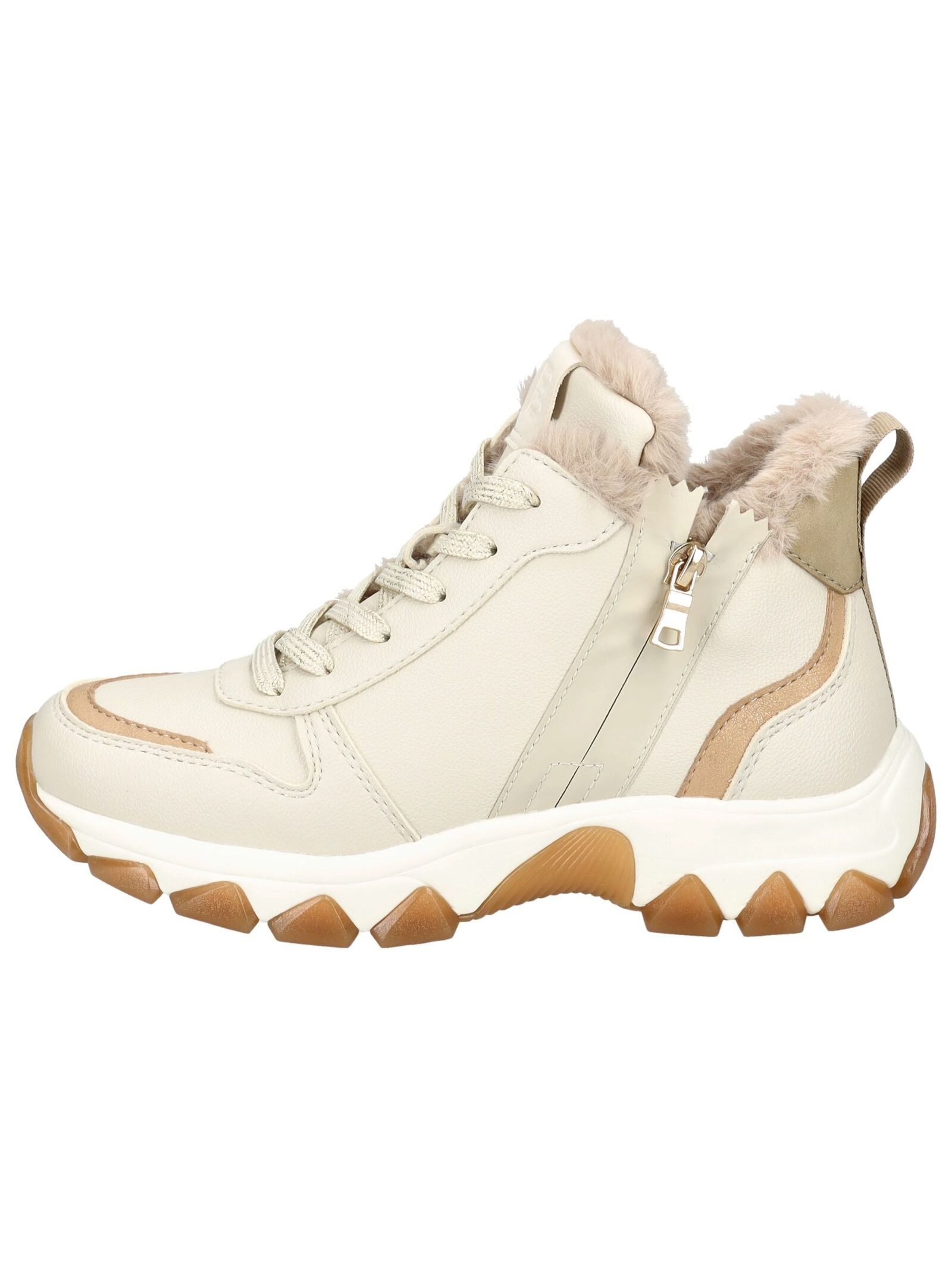 BAGATT Stiefelette Lederimitat/Textil . Schnürstiefelette