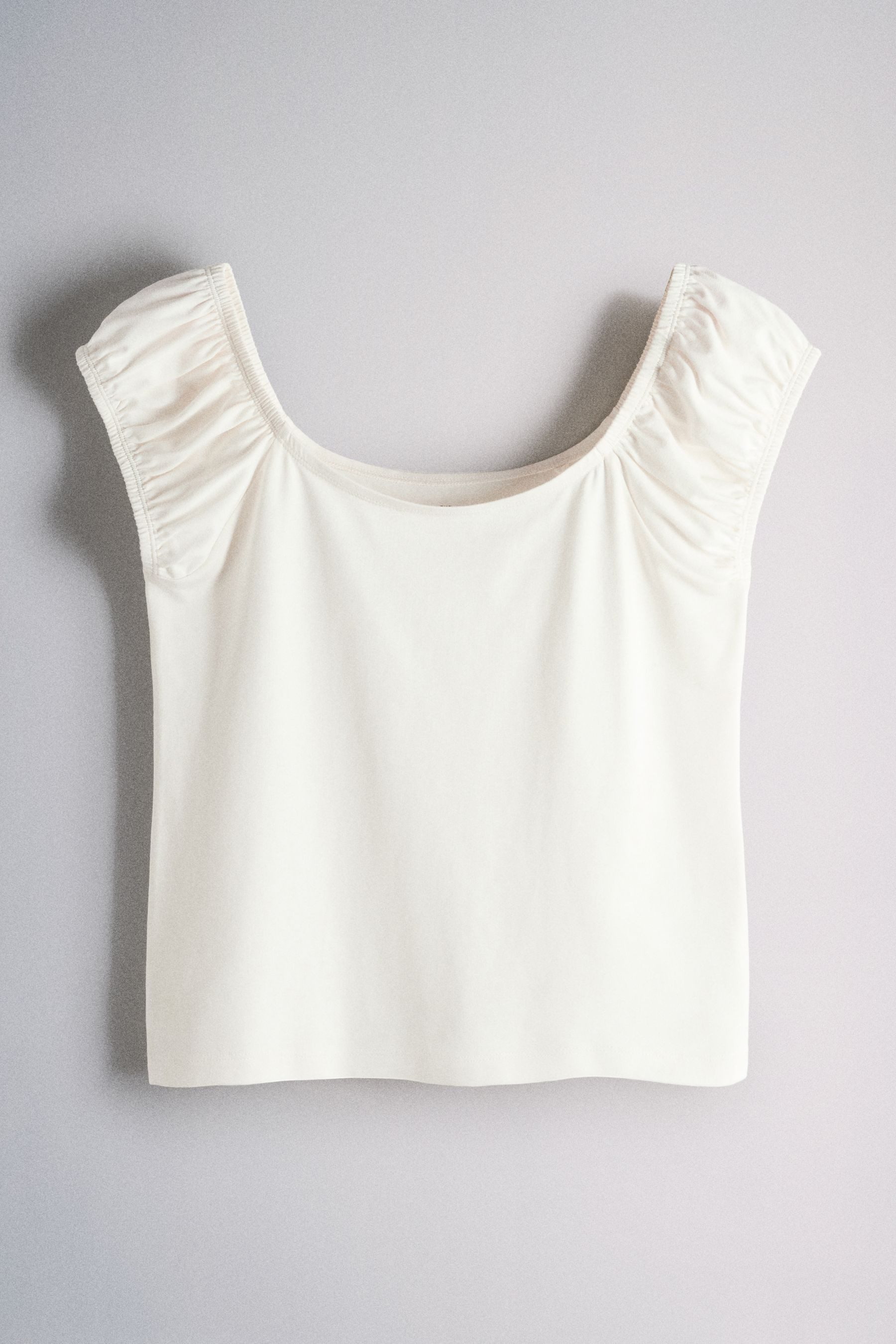 The Set Shirttop The Set T-Shirts mit geraffter Schulter, 3er-Pack (3-tlg) – Bild 4 von 5