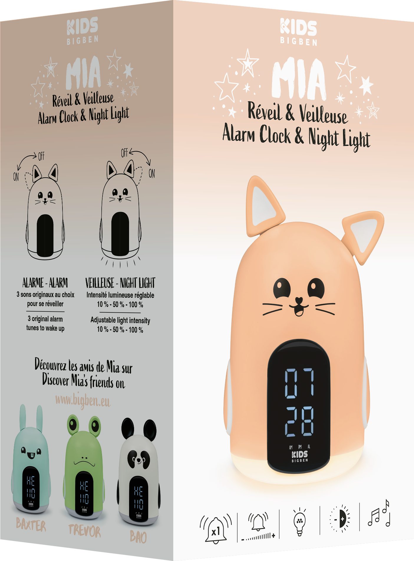 BigBen Kinderwecker Kinderwecker HELLO CAT