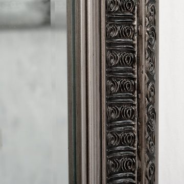 LebensWohnArt Wandspiegel Spiegel BESTY Antik Silber ca. 160x60cm