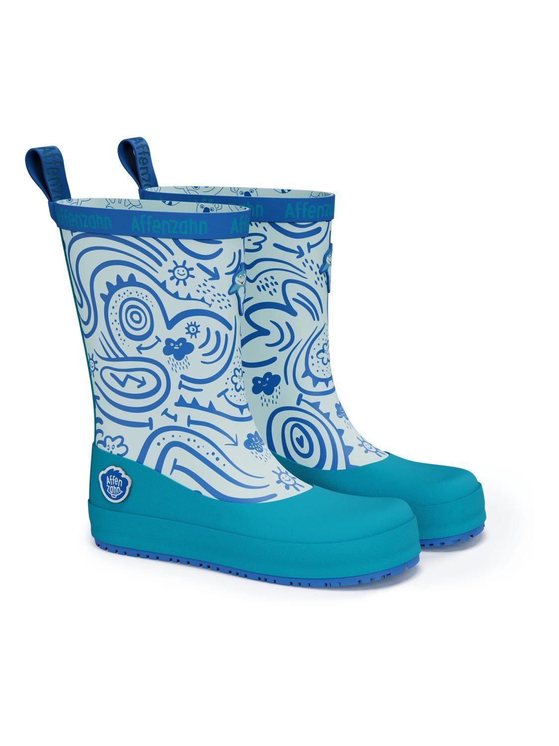 Affenzahn Vegan Plashy Gummistiefel nach Barfußschuhprinzip