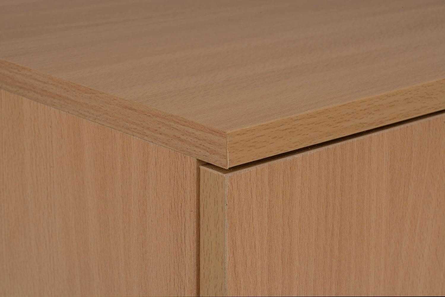 Kommode SOLO, B 106 cm, H 76 cm, 3 Türen, 2 Schubladen