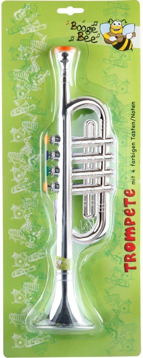 Vedes Spielzeug-Musikinstrument BGB Trompete silber