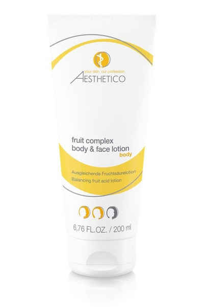 Aesthetico Gesichtspflege fruit complex body & face lotion, 200 ml - Intensivpflege