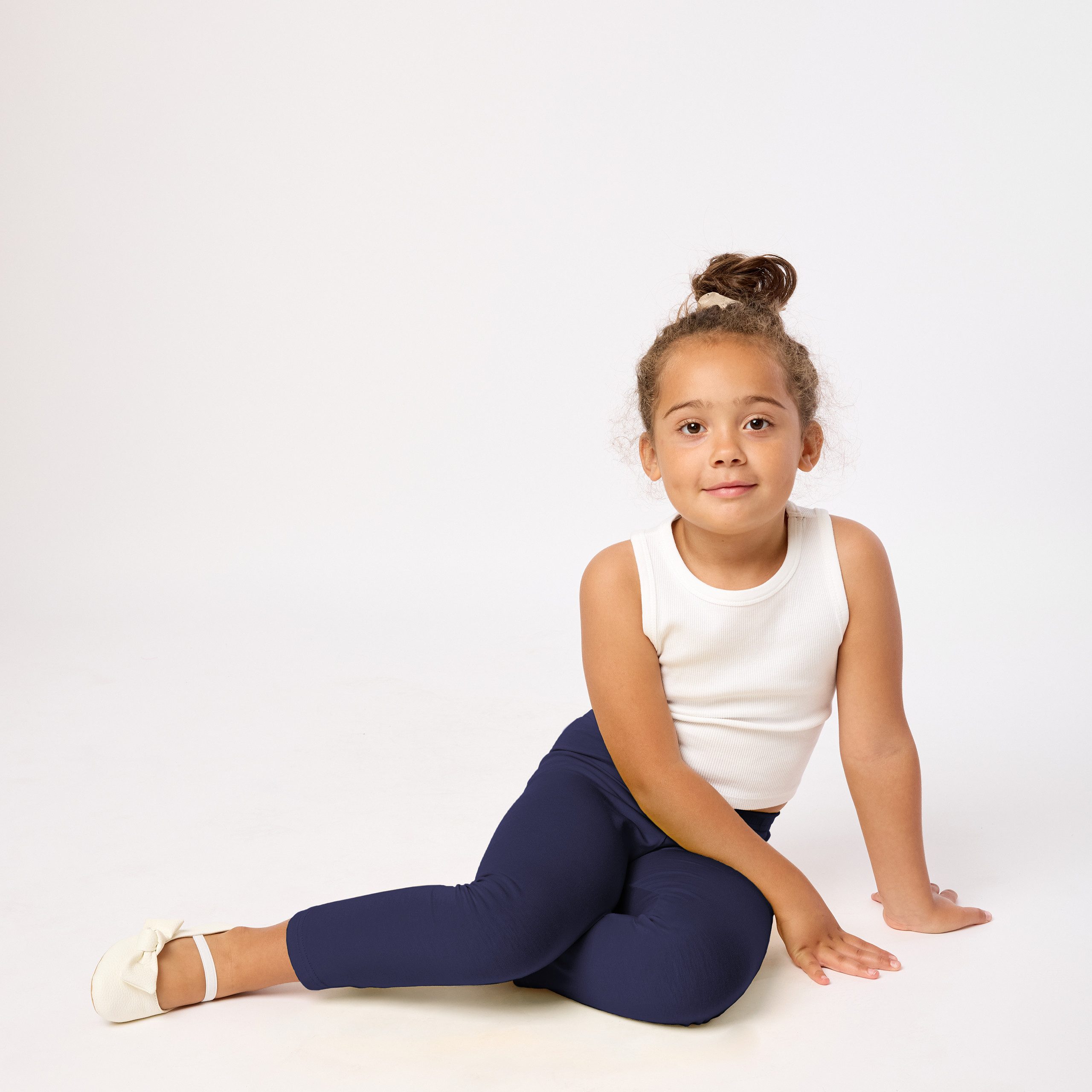Merry Style Leggings Mädchen 3/4 Capri MS10-131 (1-tlg) elastischer Bund – Bild 5 von 5