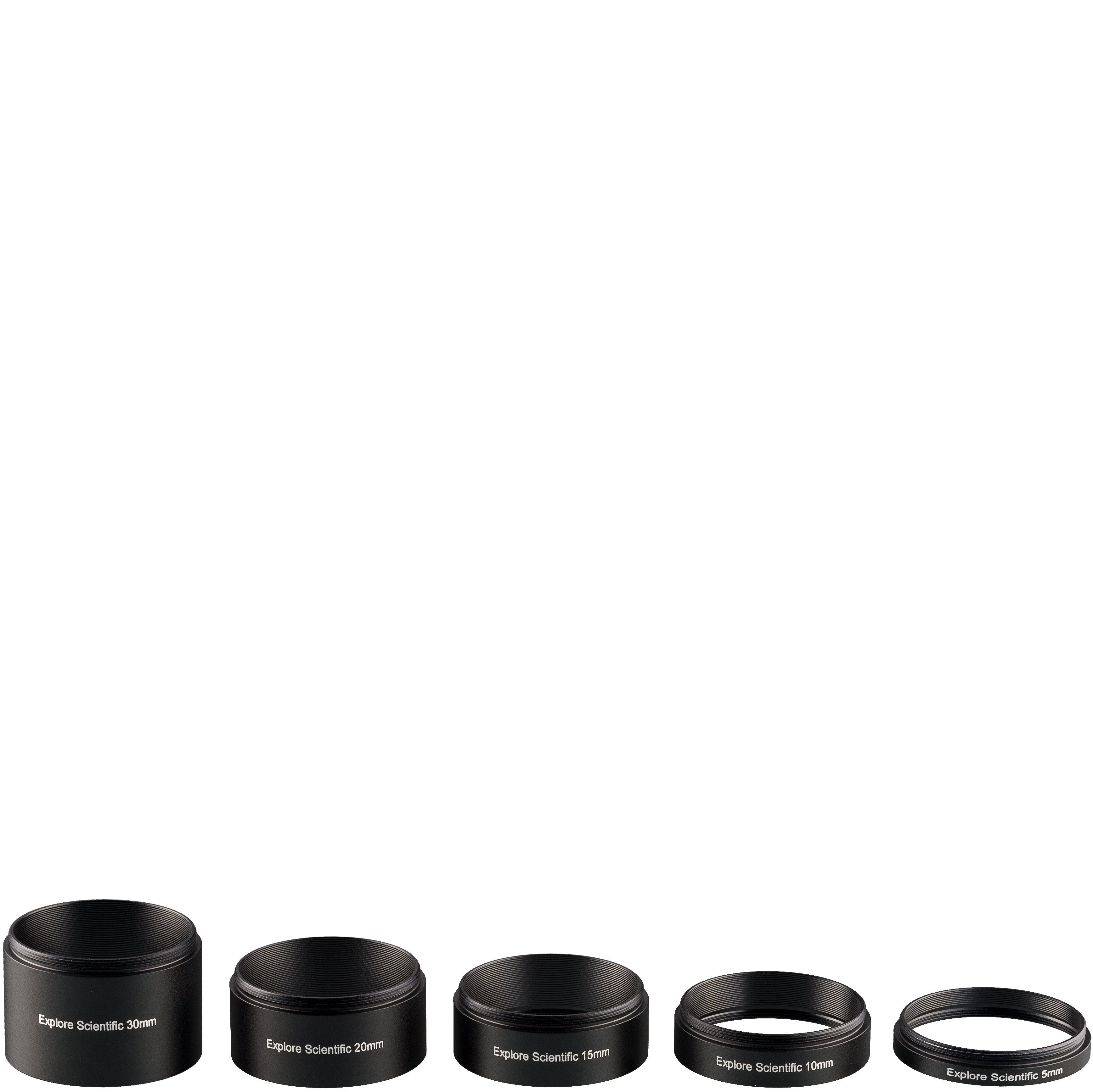 EXPLORE SCIENTIFIC EXPLORE SCIENTIFIC Verlängerungshülsenset M48x0.75 - 5-teilig (30, 20… Objektiv-Adapter