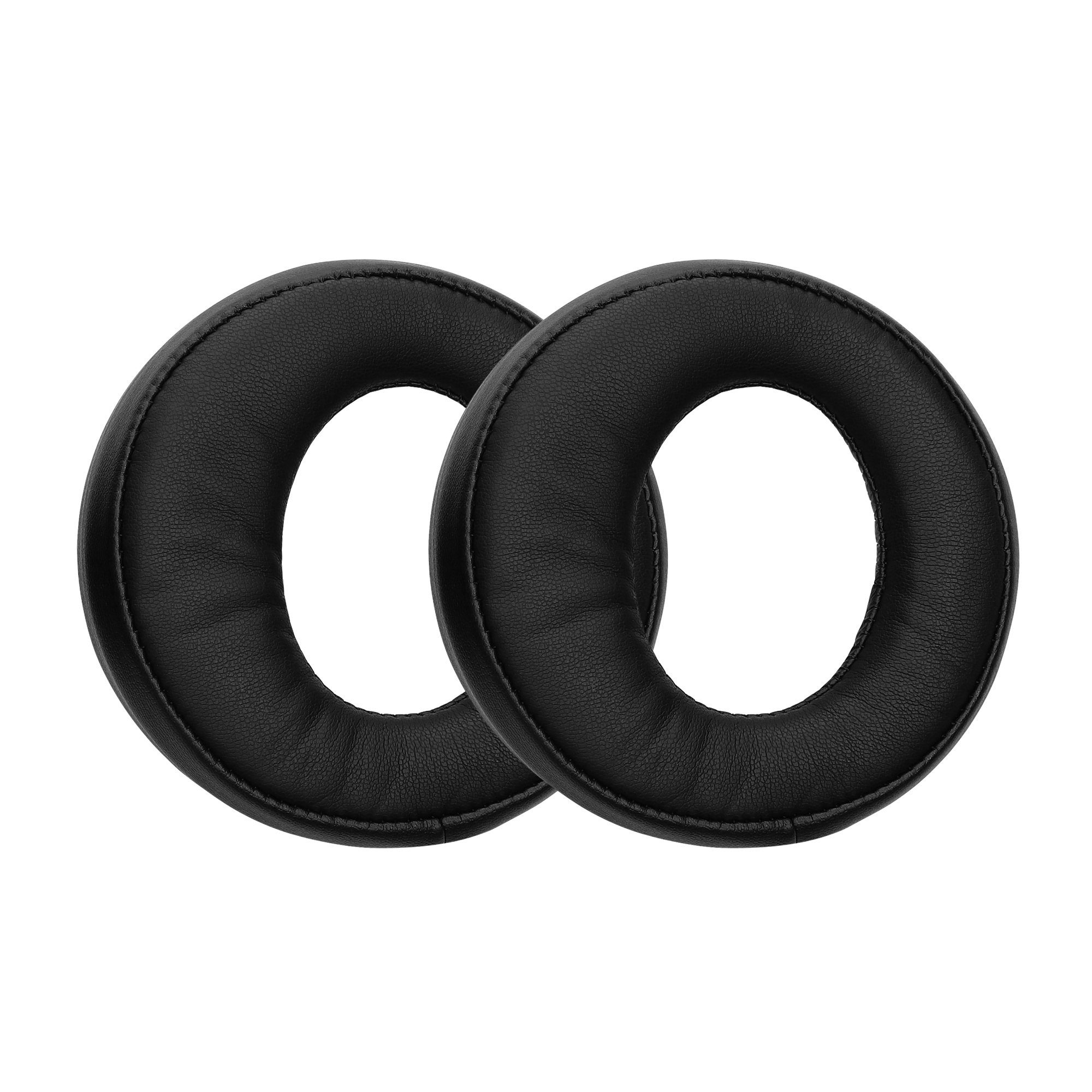 kwmobile 2x Ohr Polster für Sony PS4 Ohrpolster (Ohrpolster Kopfhörer - Kunstleder Polster für Over Ear Headphones)