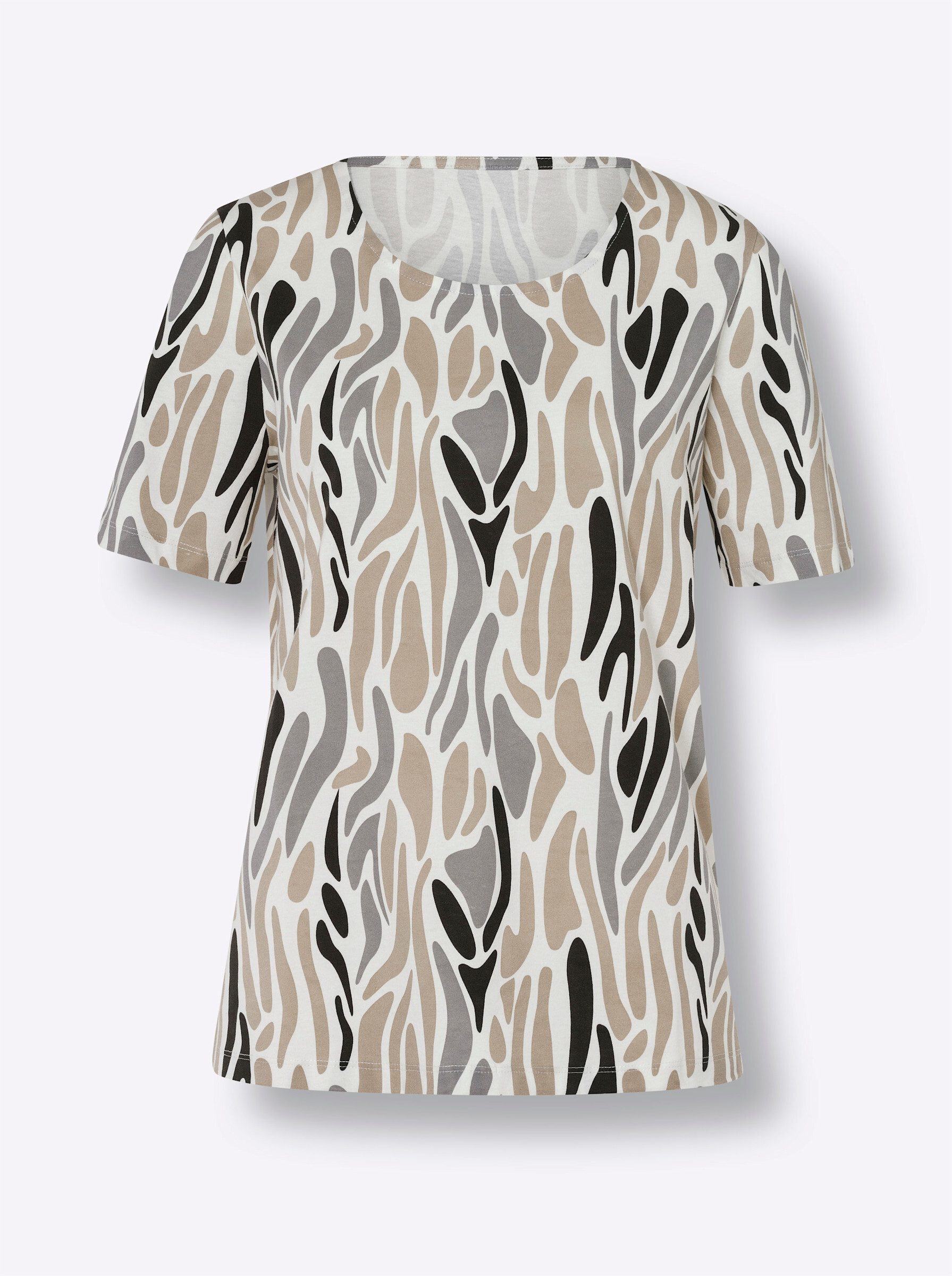 T-Shirt Rundhals-Shirt Kurzarm
