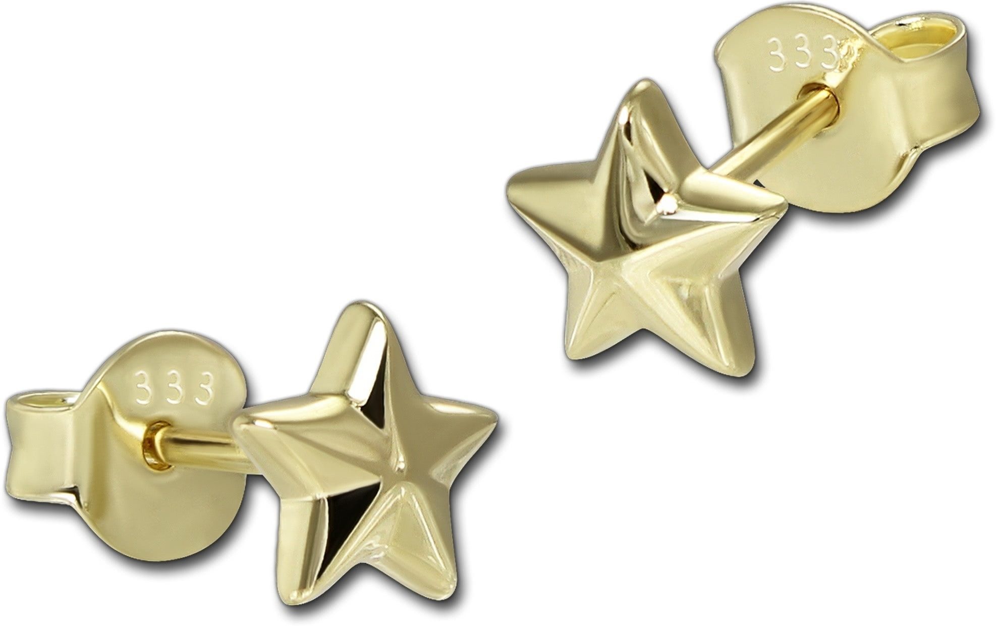 Paar Ohrstecker GoldDream Ohrstecker Star Ohrring 333er