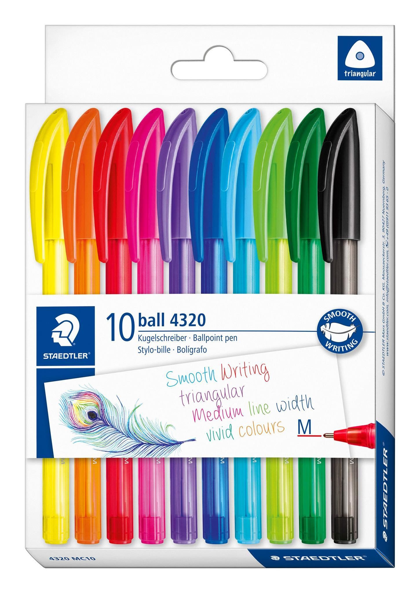 STAEDTLER Kugelschreiber Staedtler Kugelschreiber ball 4320 M 10ST
